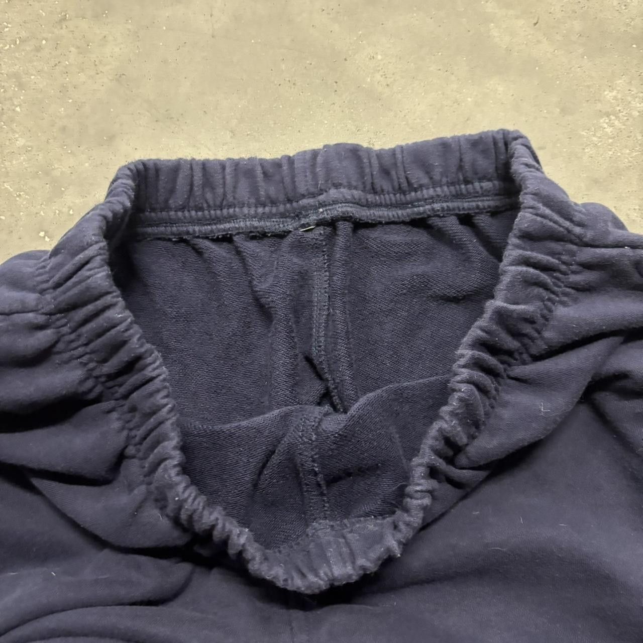 Japanese Brand × Vintage Crazy Vintage Y2K/2000s Baggy Navy Blue Skater Style Essential Sweatpants! Size US 32 / EU 48 - 6 Thumbnail