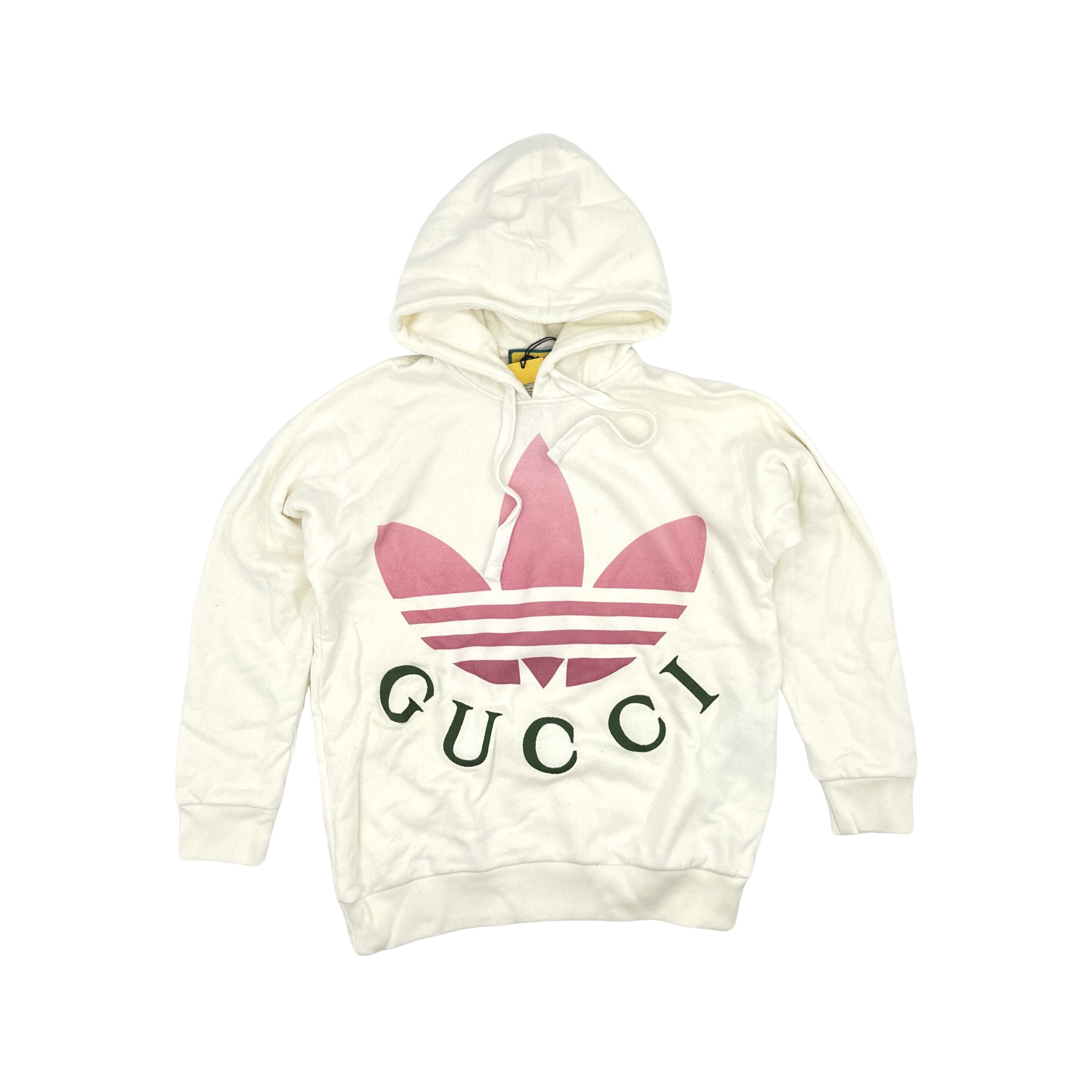 Adidas × Gucci Adidas x Gucci Trefoil Logo Hoodie Size S Size S / US 4 / IT 40 - 1 Thumbnail