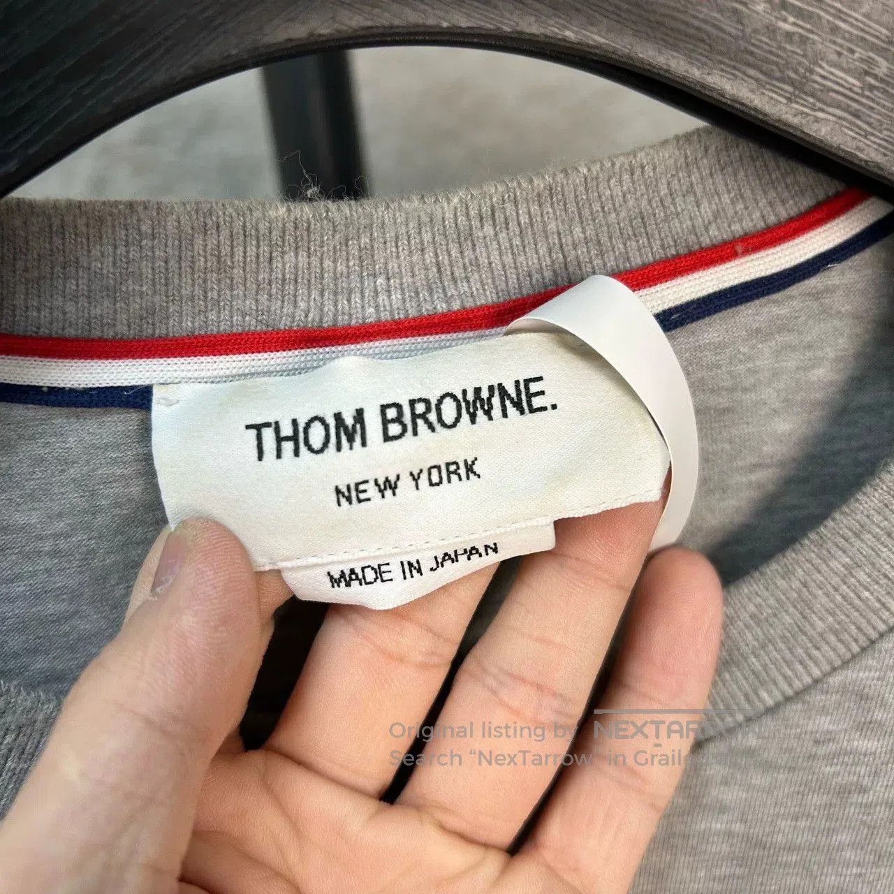 Thom Browne Thom Browne Gray Crewneck Sweatshirt. Size US S / EU 44-46 / 1 - 3 Thumbnail
