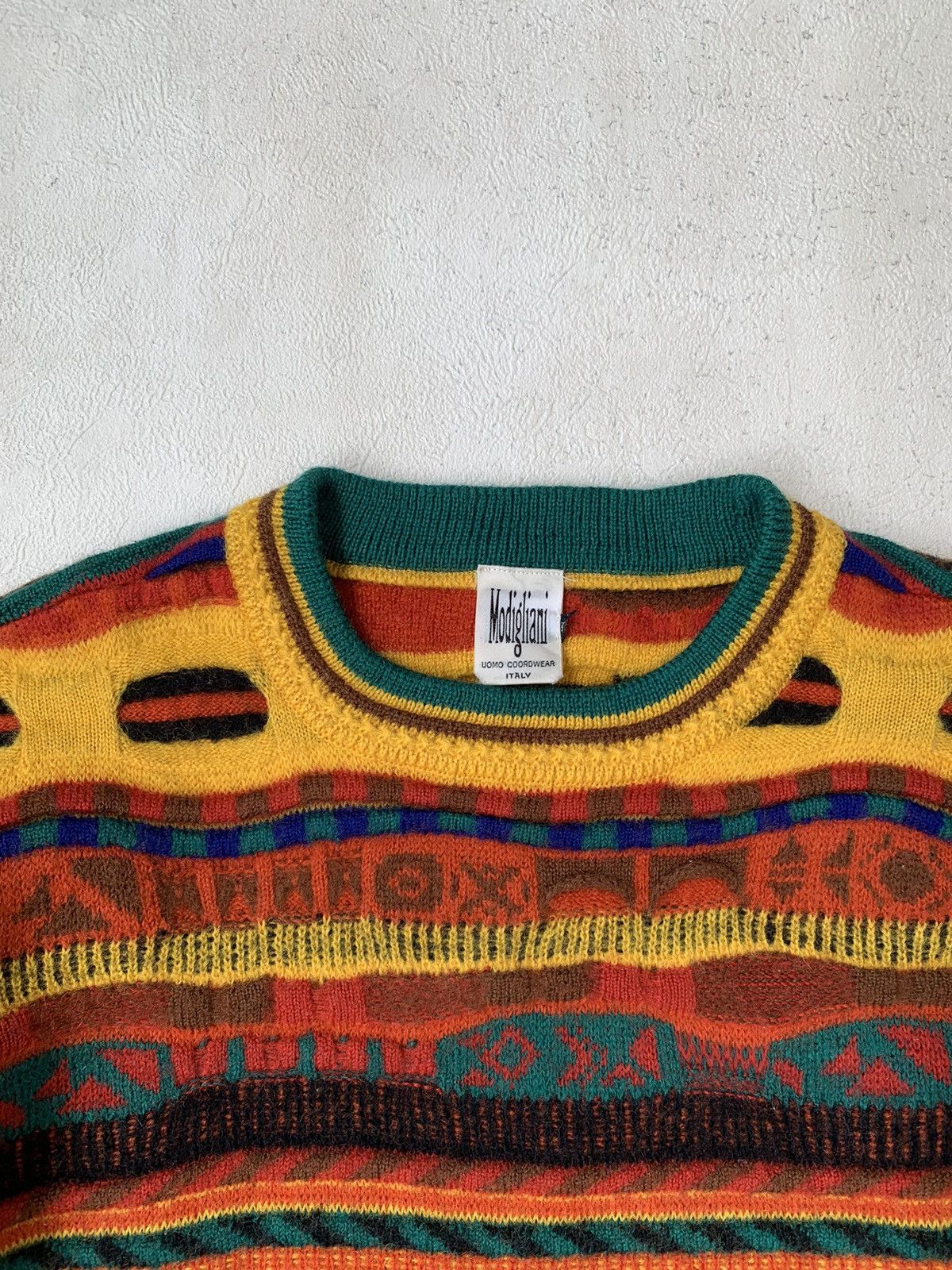 Other Vtg Coogi Style by Modigliani Uomo Coordwear 3D Pattern Size US S / EU 44-46 / 1 - 3 Thumbnail