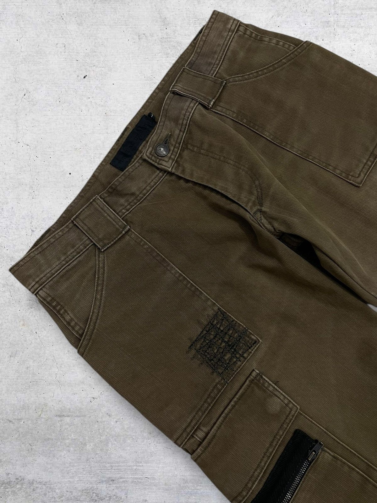 Hysteric Glamour VINTAGE MAGICAL DESIGN JAPAN DESIGNER ABSTRACT STITCH DENIM Size US 31 - 8 Thumbnail