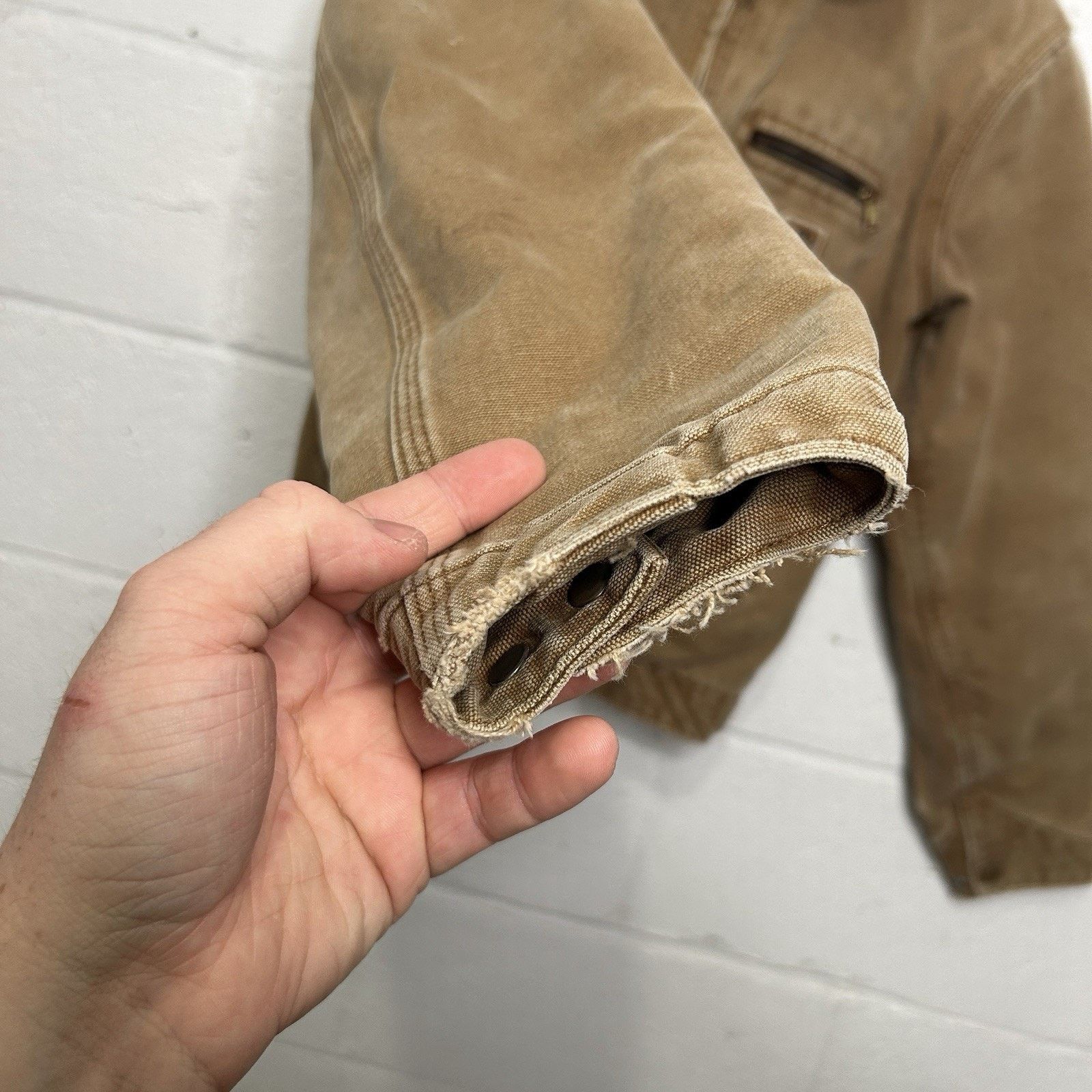 Carhartt Y2K Carhartt Sherpa-Lined Detroit Jacket “Brown” YYJ97 BRN Size XS / US 0-2 / IT 36-38 - 8 Thumbnail