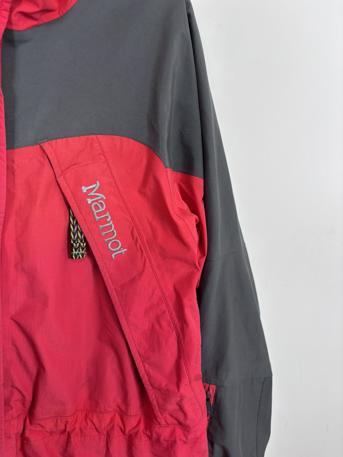 Marmot Marmot Gore-Tex Vintage Women’s Red/Grey Hooded Jacket Size L / US 10 / IT 46 - 7 Thumbnail