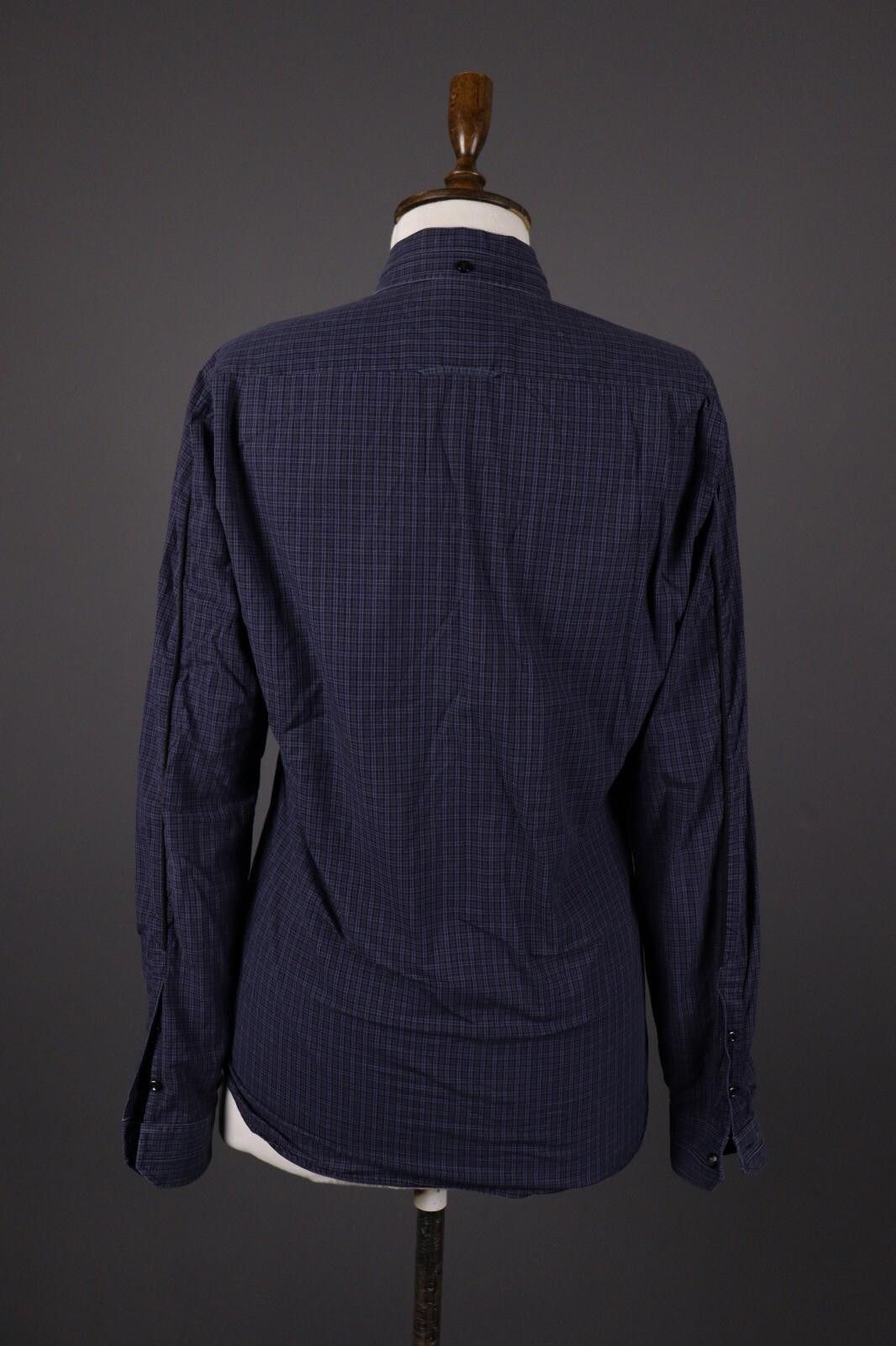 The Kooples The Kooples Blue Checl Long Sleeve Top Shirt Blouse Size S Size S / US 4 / IT 40 - 6 Thumbnail