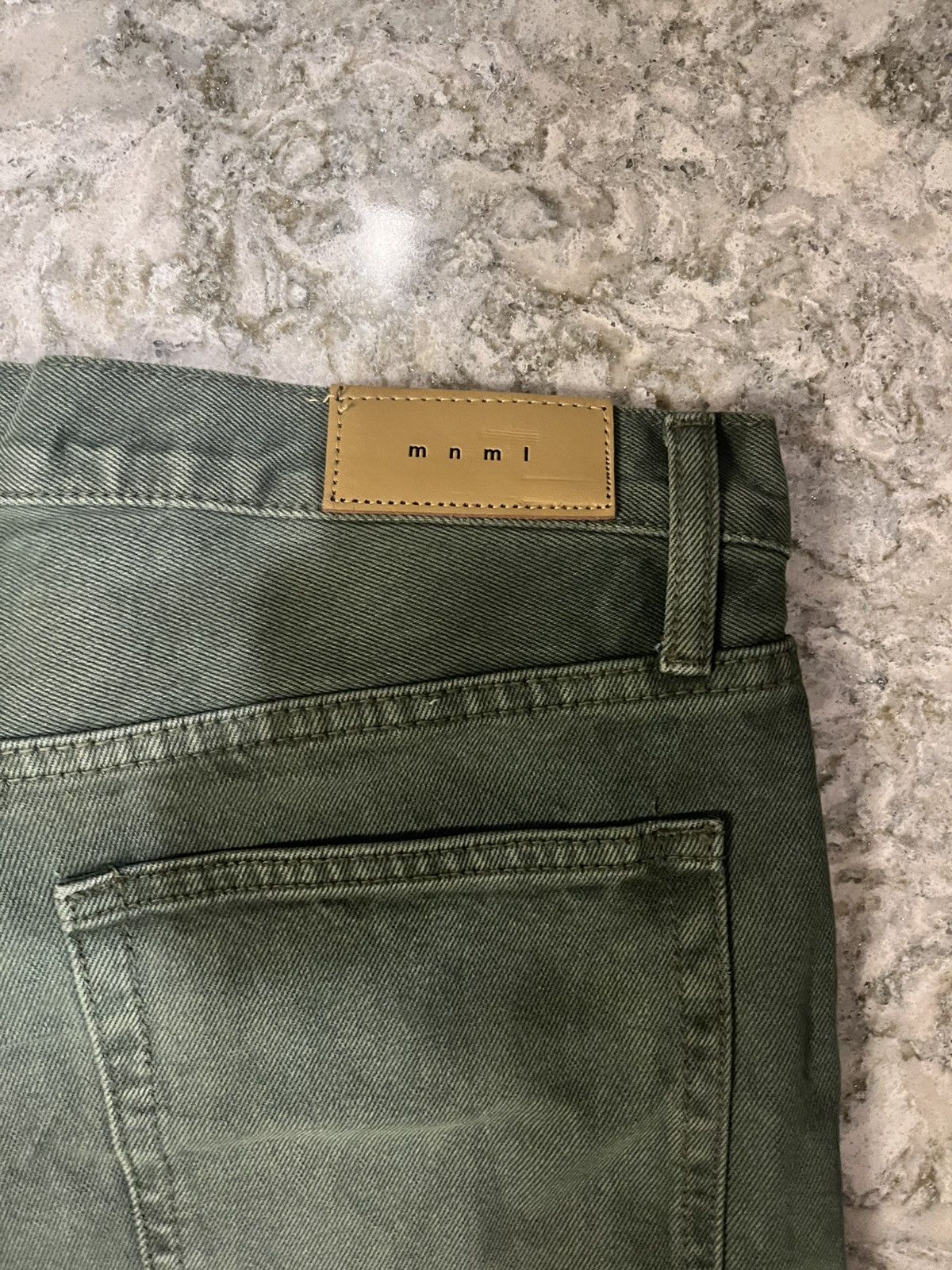 MNML Green Mnml Painter Jeans Size US 33 - 4 Thumbnail