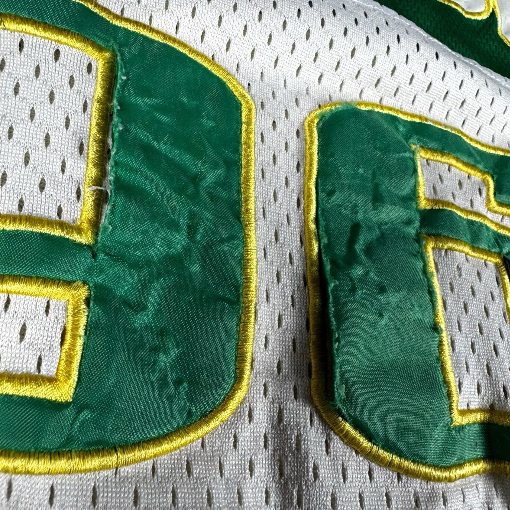 Vintage VINTAGE Old Skool 96 Basketball Jersey Men's XL Seattle Supersonics Oakland A's Shirt Adult XL Green Embroidered 50 in Chest Sports Baseball Mens Size US XL / EU 56 / 4 - 4 Thumbnail