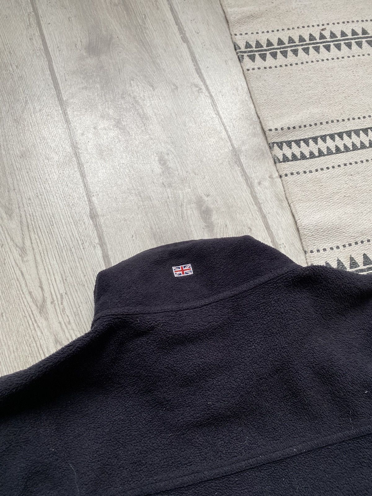 Reebok Vintage Reebok Fleece sweatshirt zip center logo UK flag Size US L / EU 52-54 / 3 - 10 Thumbnail