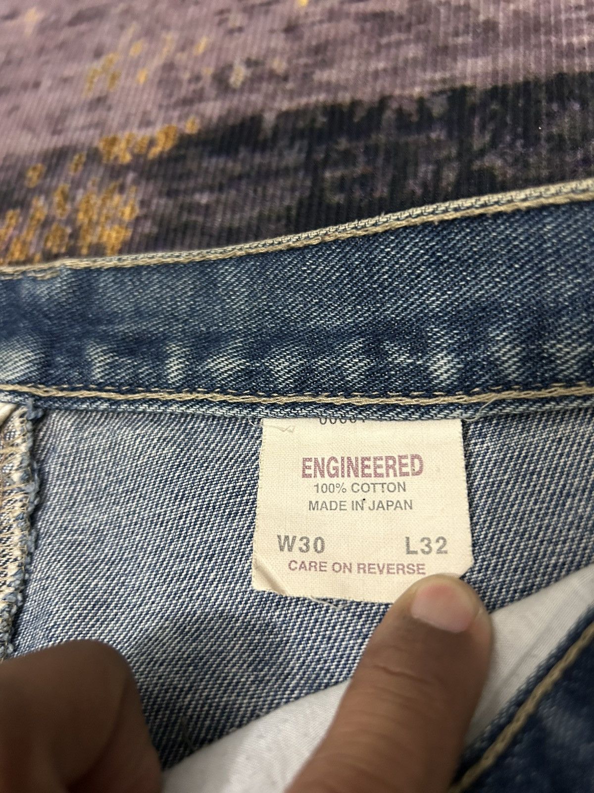 Engineered Garments × Levi's Vintage Levis Engineered Japan Washed Jeans Size US 30 / EU 46 - 14 Thumbnail