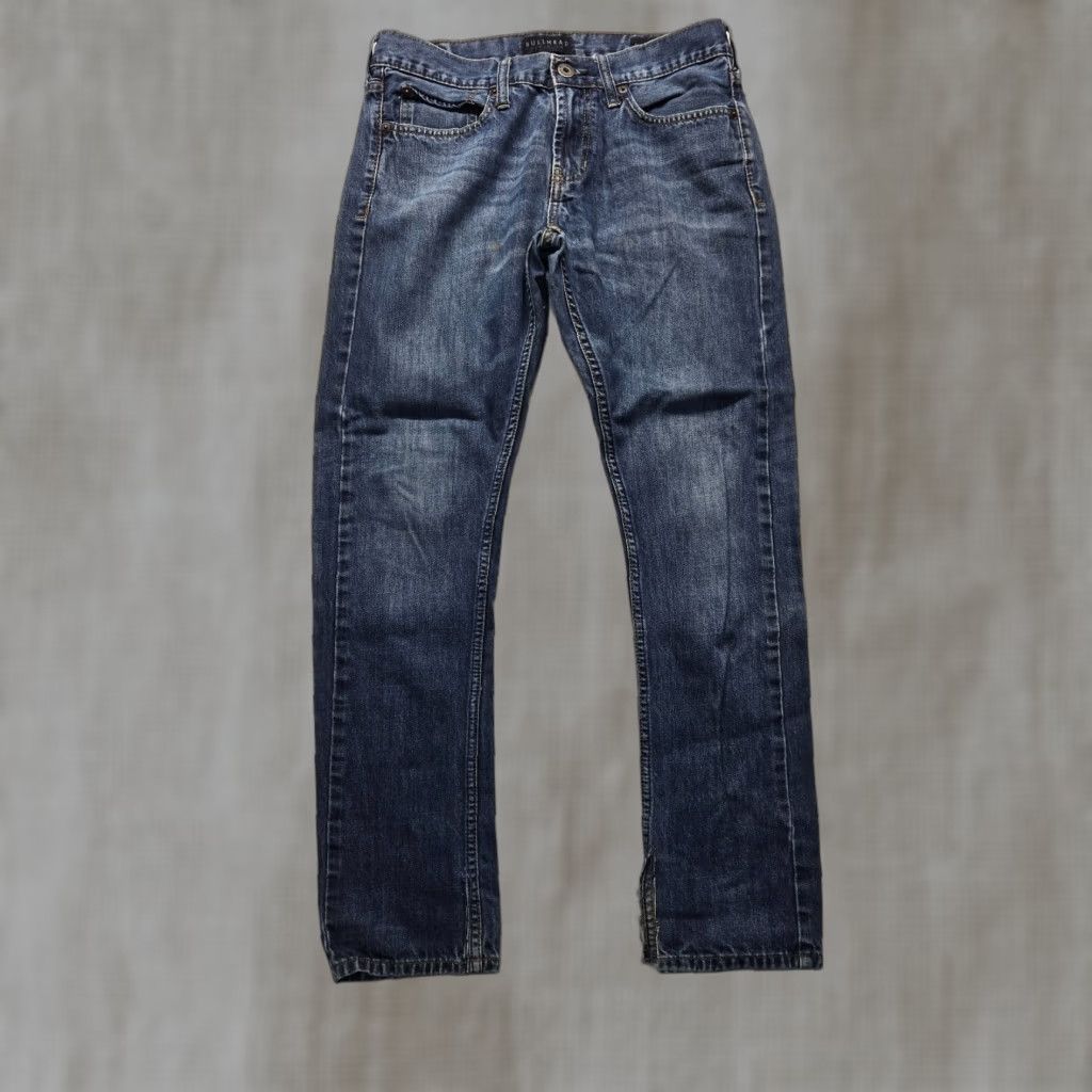 Denime Bullhead Jeans Dillon Skinny Blue 5-pocket Zip Front 31 x 32 Men's Denim Cotton Authentic PANTS Mens Size US 31 - 1 Thumbnail