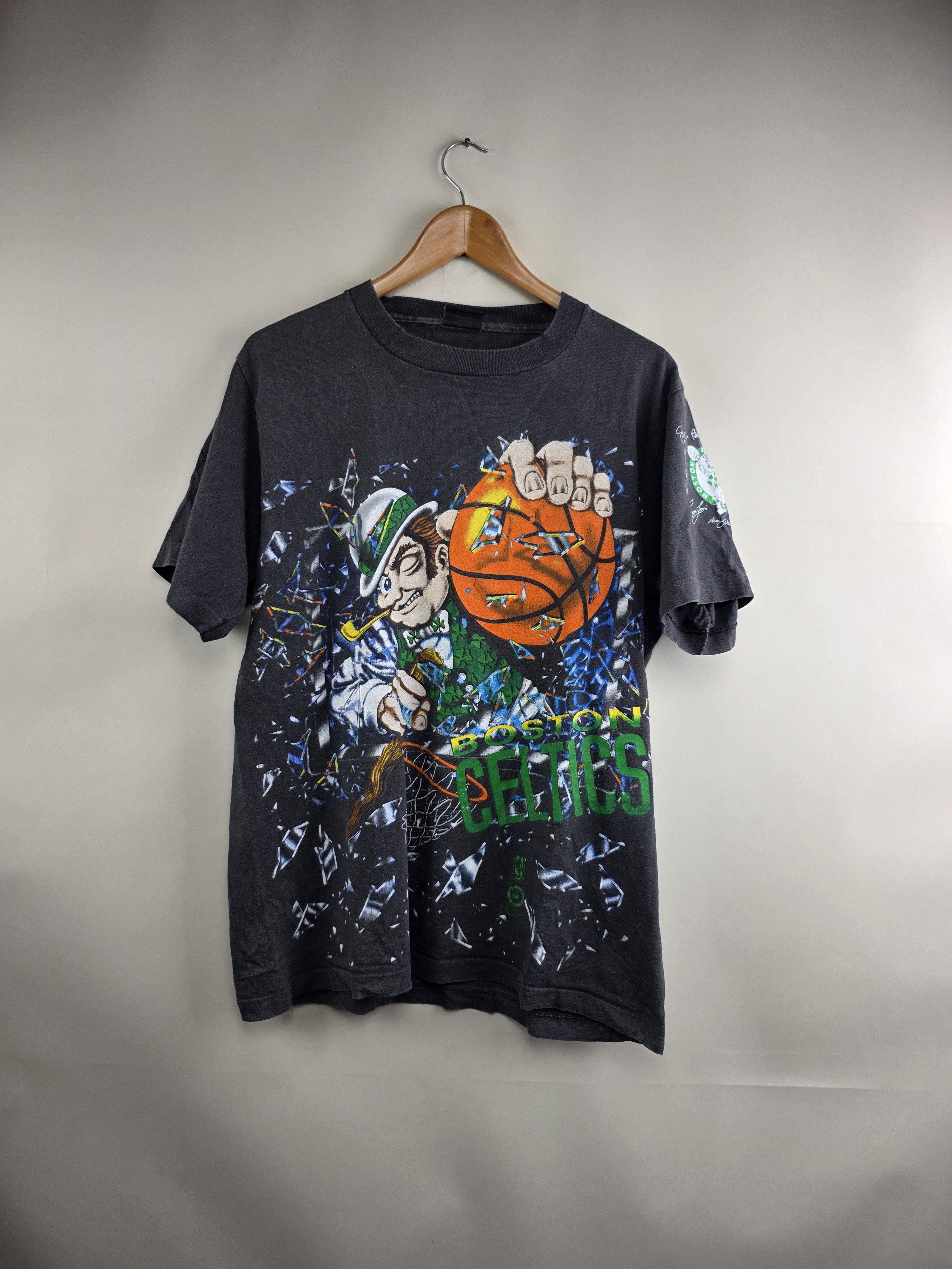 NBA 1992 NBA Boston Celtics Shattered Glass L 21.5" 28.5" Size US L / EU 52-54 / 3 - 10 Thumbnail