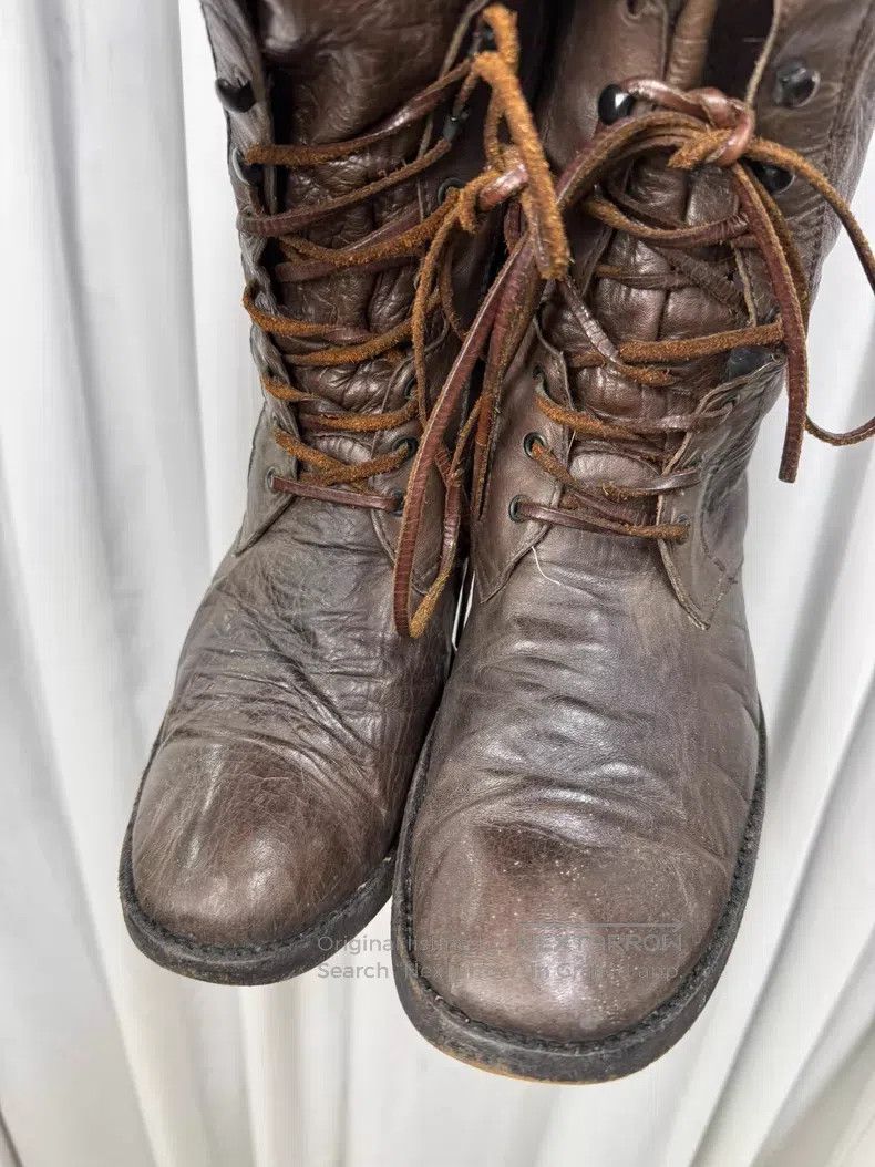 Yohji Yamamoto Yohji Yamamoto Size 27 90s avant-garde lamb leather boots| Size US 9 / EU 42 - 6 Thumbnail