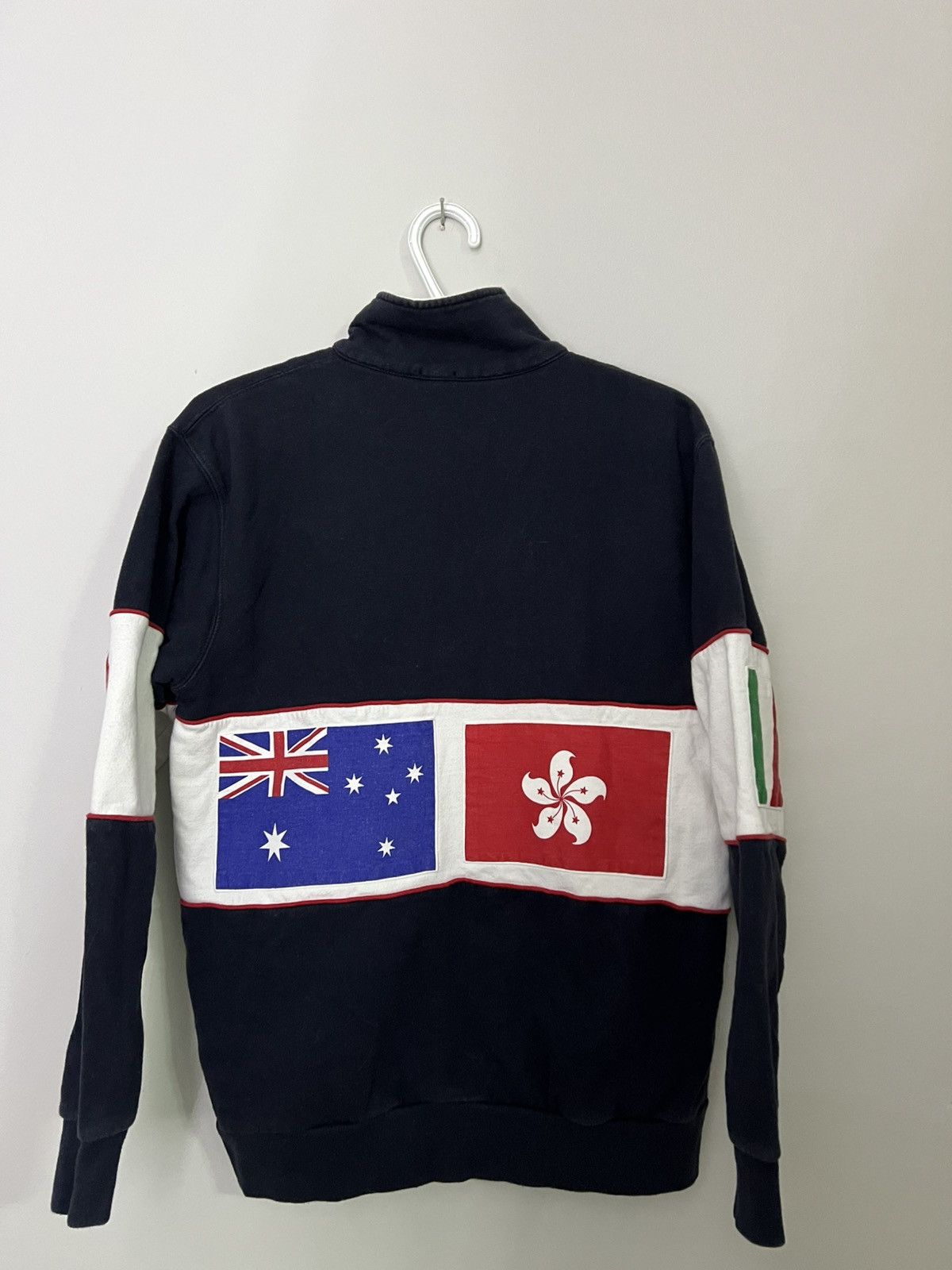 Other Vintage Rare 1/4 Zip Flags Sweater USA Size US S / EU 44-46 / 1 - 4 Thumbnail