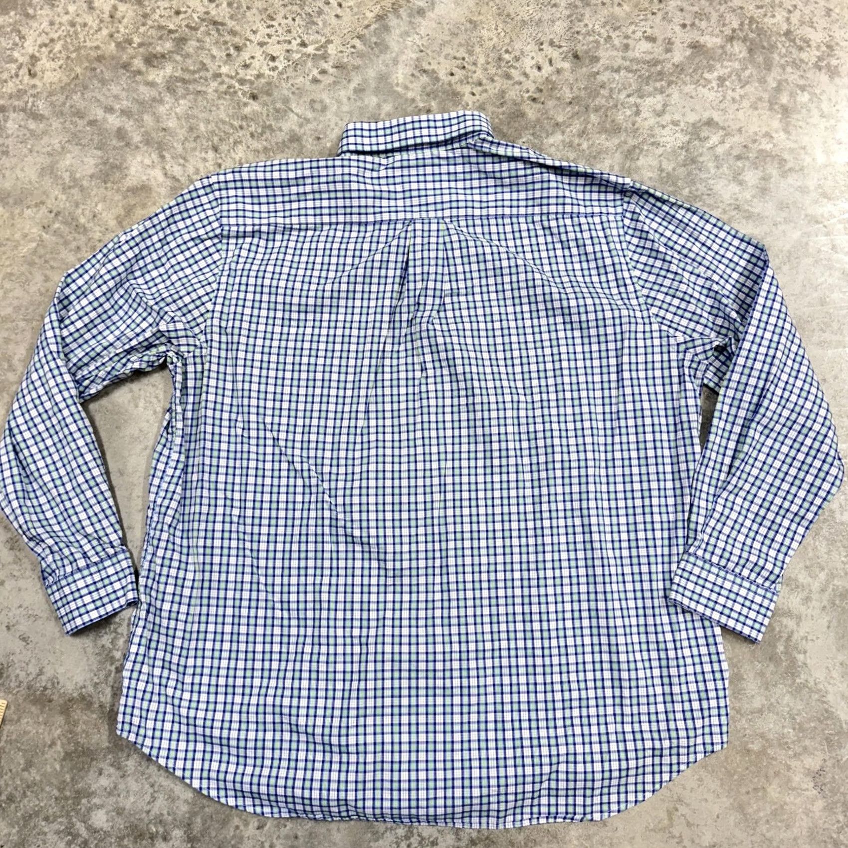 Vineyard Vines Vineyard Vines Shirt Mens XXL Blue Slim Fit Tucker Plaid Button Down Long Sleeve Size US XXL / EU 58 / 5 - 4 Thumbnail