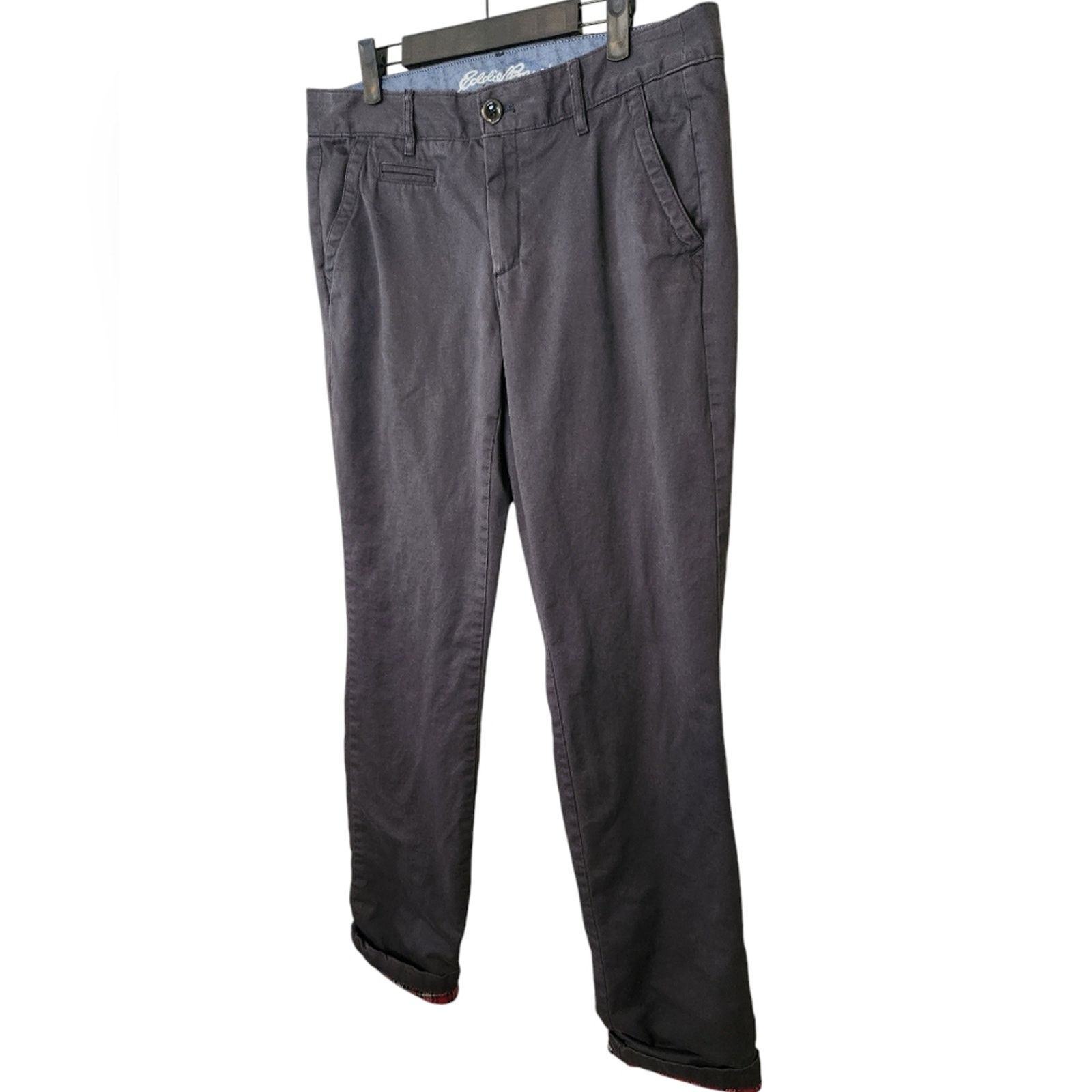 Eddie Bauer Eddie Bauer Flannel Lined Pants 10 Tall Long Inseam Size 30" / US 8 / IT 44 - 2 Thumbnail
