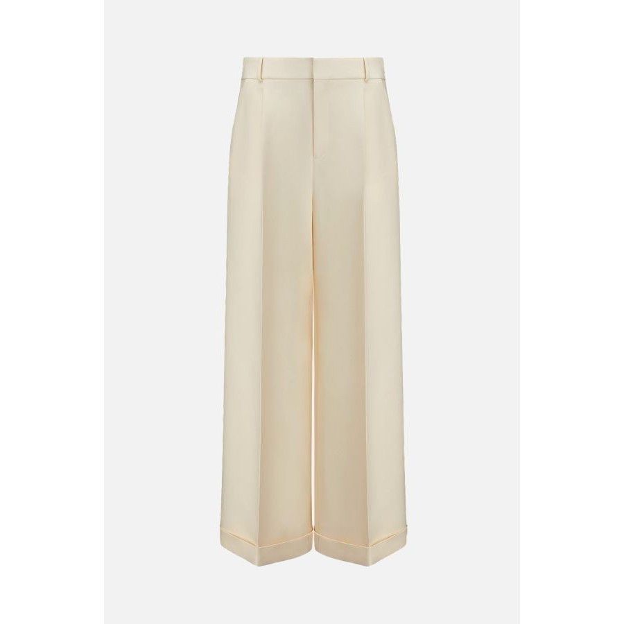 Dior DIOR White Flared Pants New & Authentic (Men's size:FR 40;) Size 28" / US 6 / IT 42 - 1 Preview