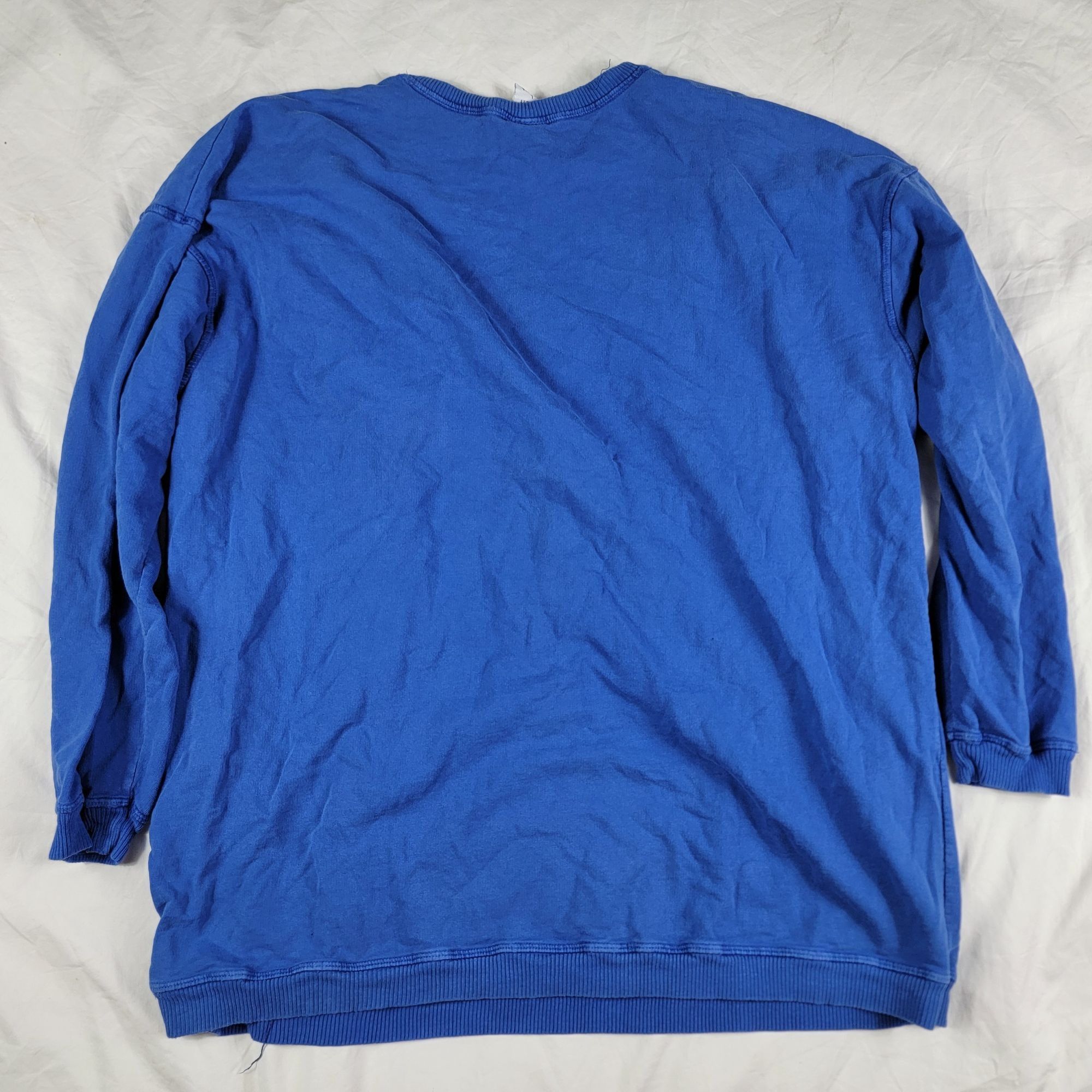 Other × Vintage Vintage Hot Cotton Mens Large Blue Long Sleeve Pocket Tshirt Size US L / EU 52-54 / 3 - 2 Thumbnail