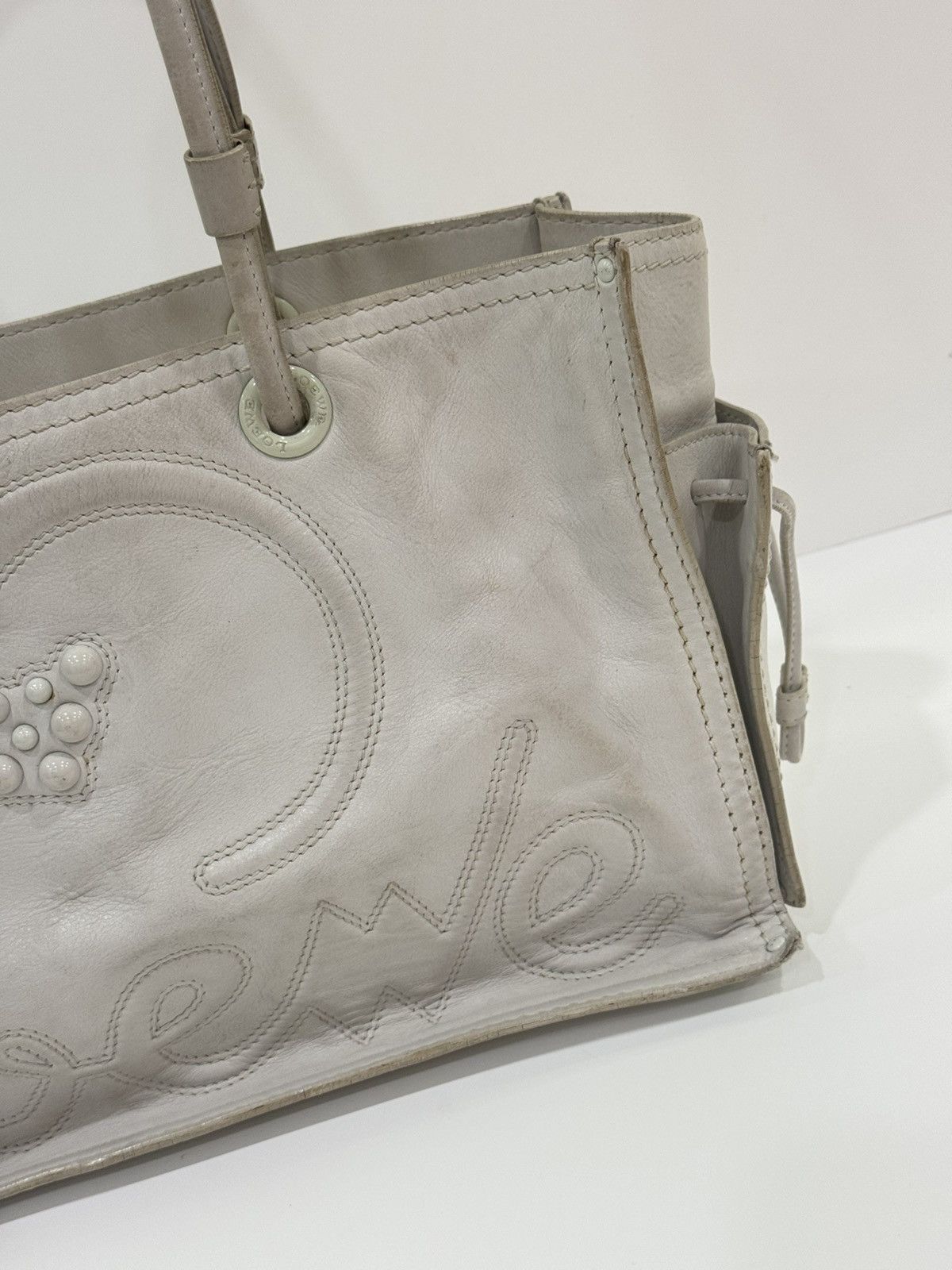 Loewe Loewe crown leather tote bag Size ONE SIZE - 6 Thumbnail