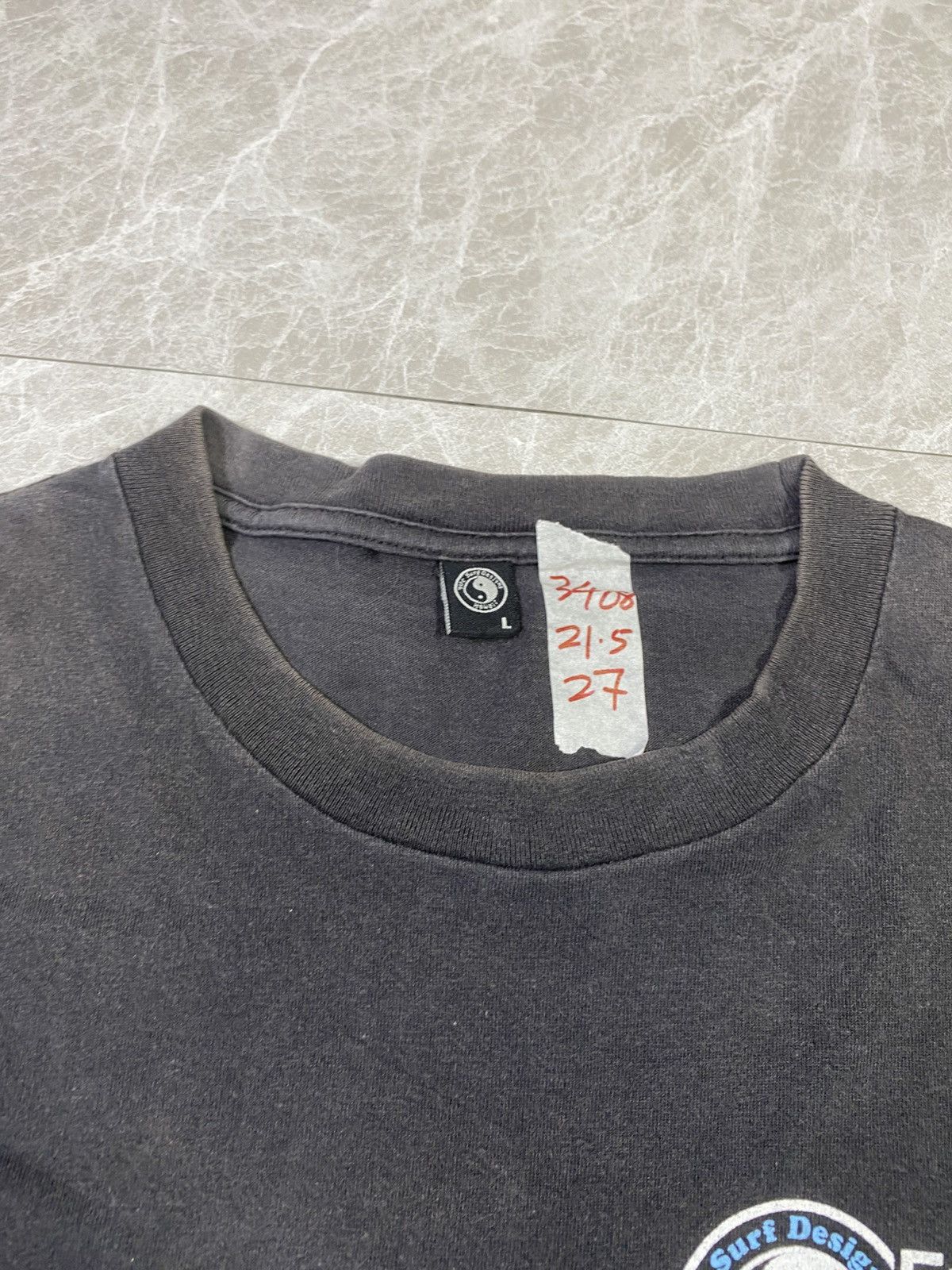 Vintage Distressed surfin tee size L big logo T&C surf Size US L / EU 52-54 / 3 - 4 Thumbnail