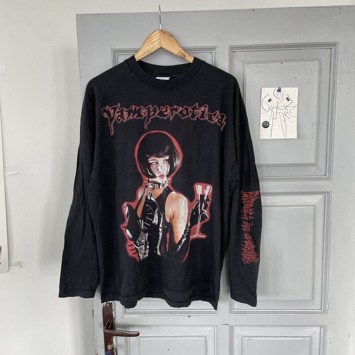 Band Tees Vintage 1999 Cradle Of Filth Vamperotica Longsleeve shirt Size US XL / EU 56 / 4 - 1 Thumbnail