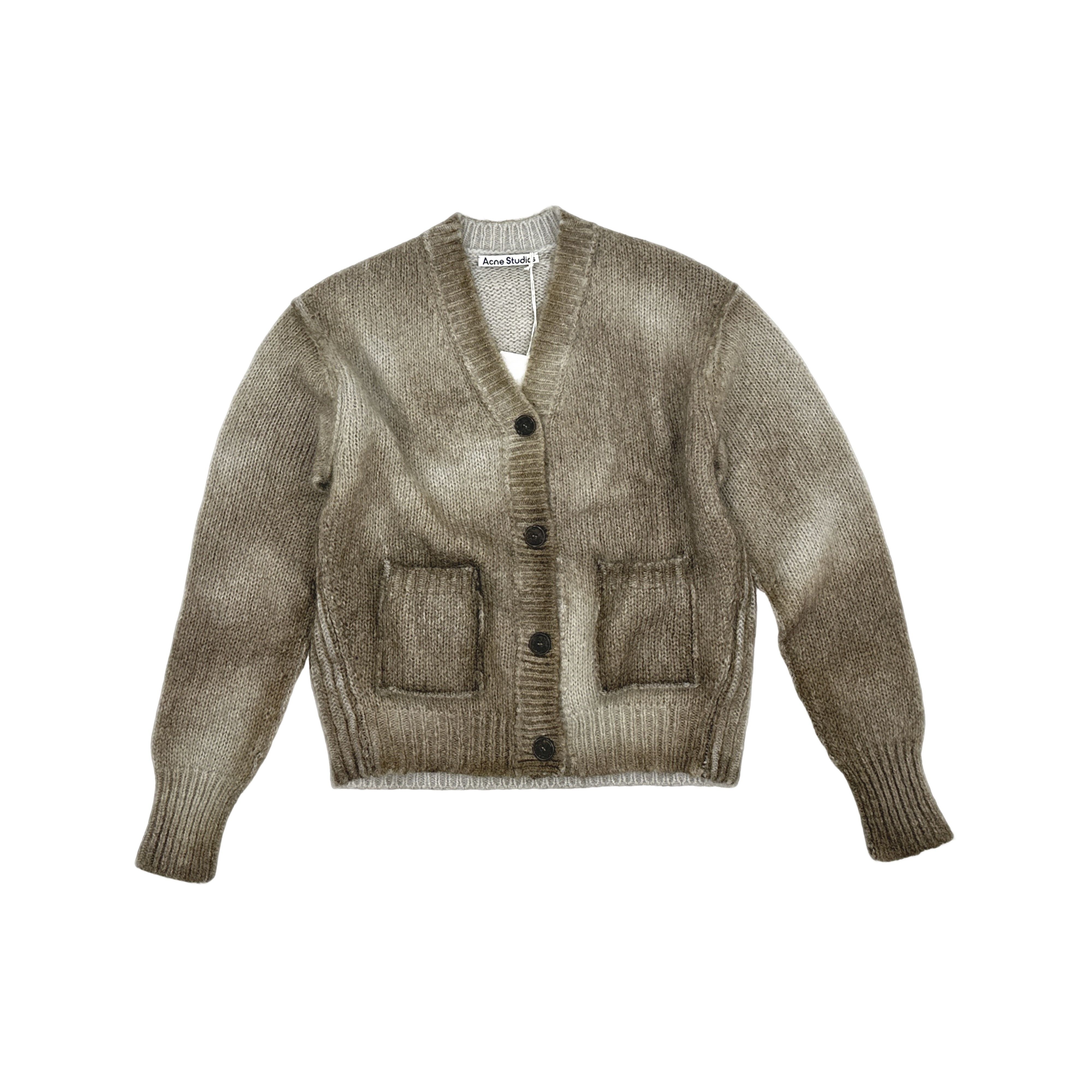 Acne Studios Acne Studios Mohair Blend V-Neck Cardigan XS Size XS / US 0-2 / IT 36-38 - 1 Thumbnail
