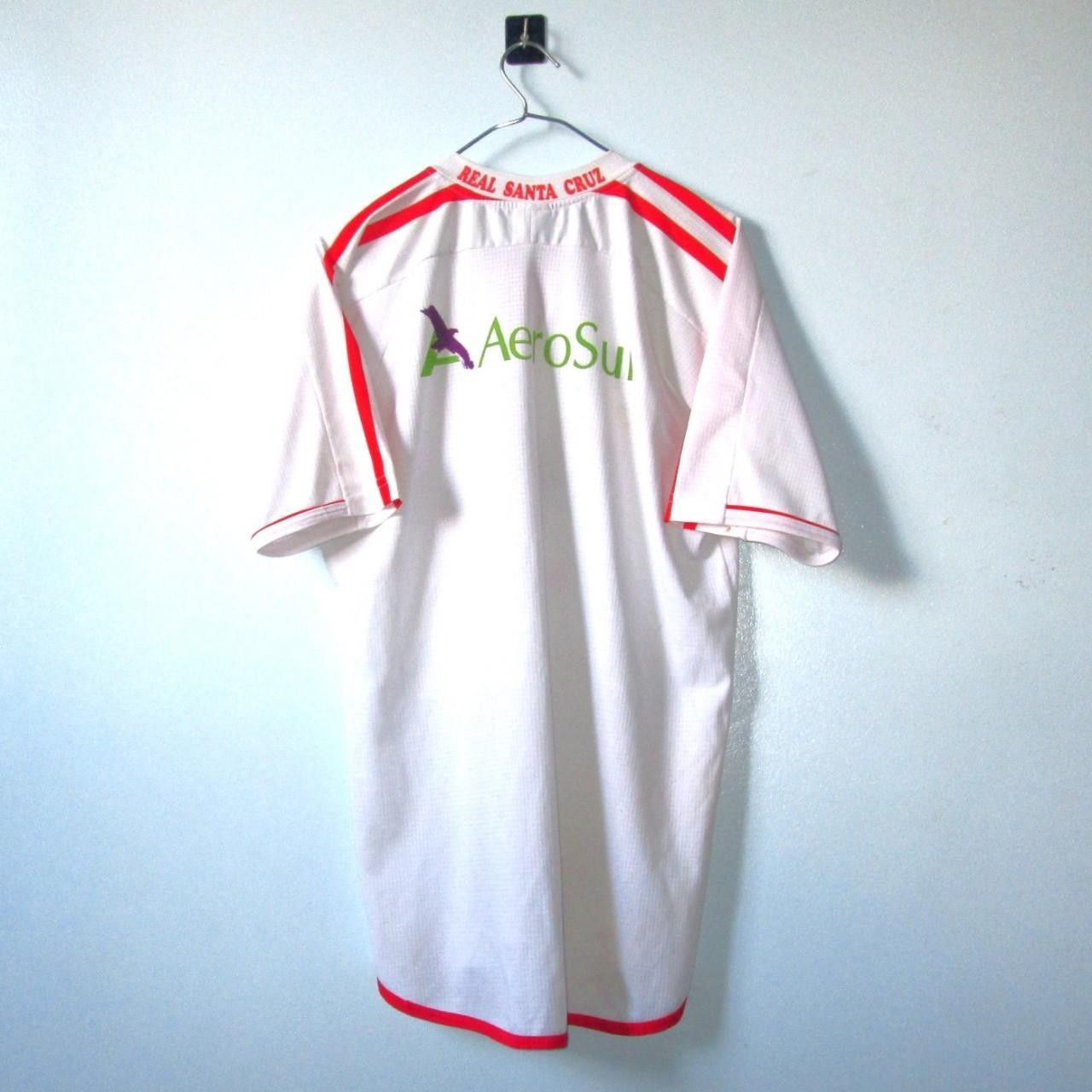 Other Real Santa Cruz Bolivia 1995 1996 Home Olive sport Shirt Size US XL / EU 56 / 4 - 2 Thumbnail