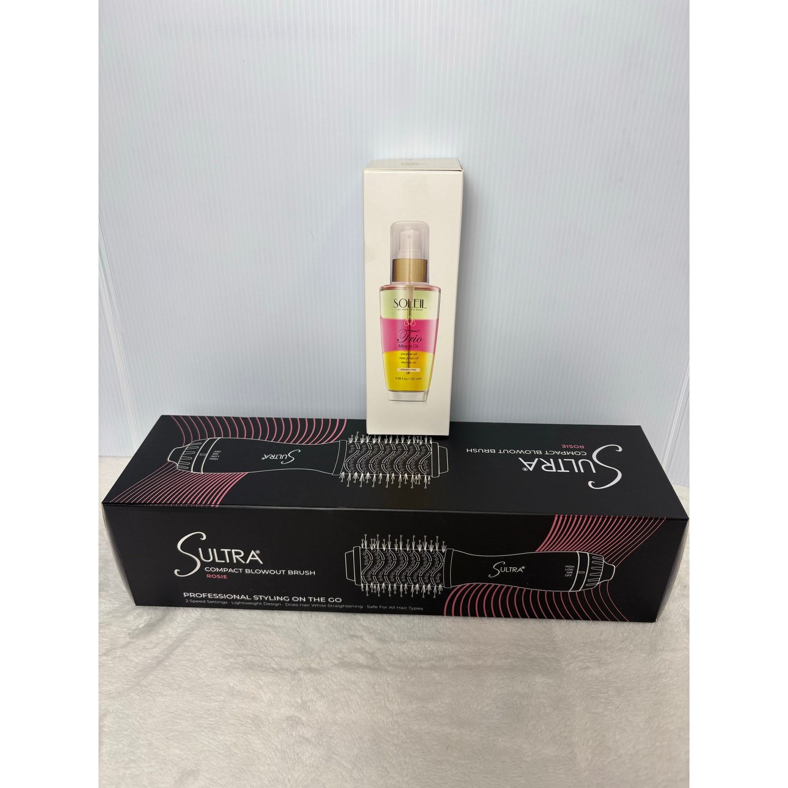 Other 2 Piece Bundle: Sultra Blowout Brush & Soleil Hair Oil Size ONE SIZE - 5 Thumbnail