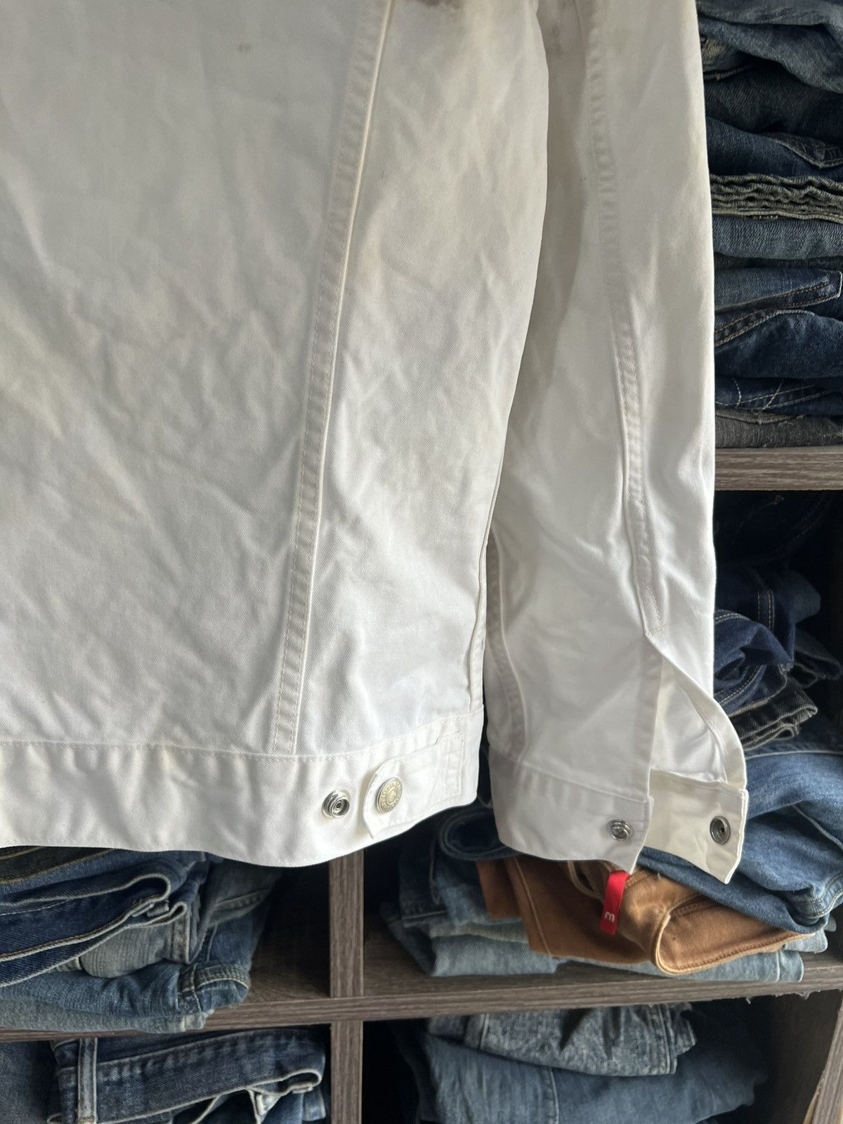 Levi's 🔥Punk Collar Levis Denim Jacket Size US S / EU 44-46 / 1 - 15 Thumbnail