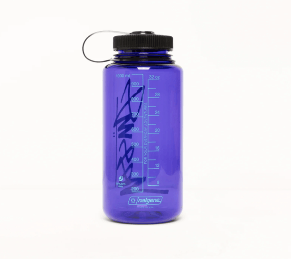 Hypebeast Stüssy Nalgene Water Bottle Purple Size ONE SIZE - 2 Thumbnail