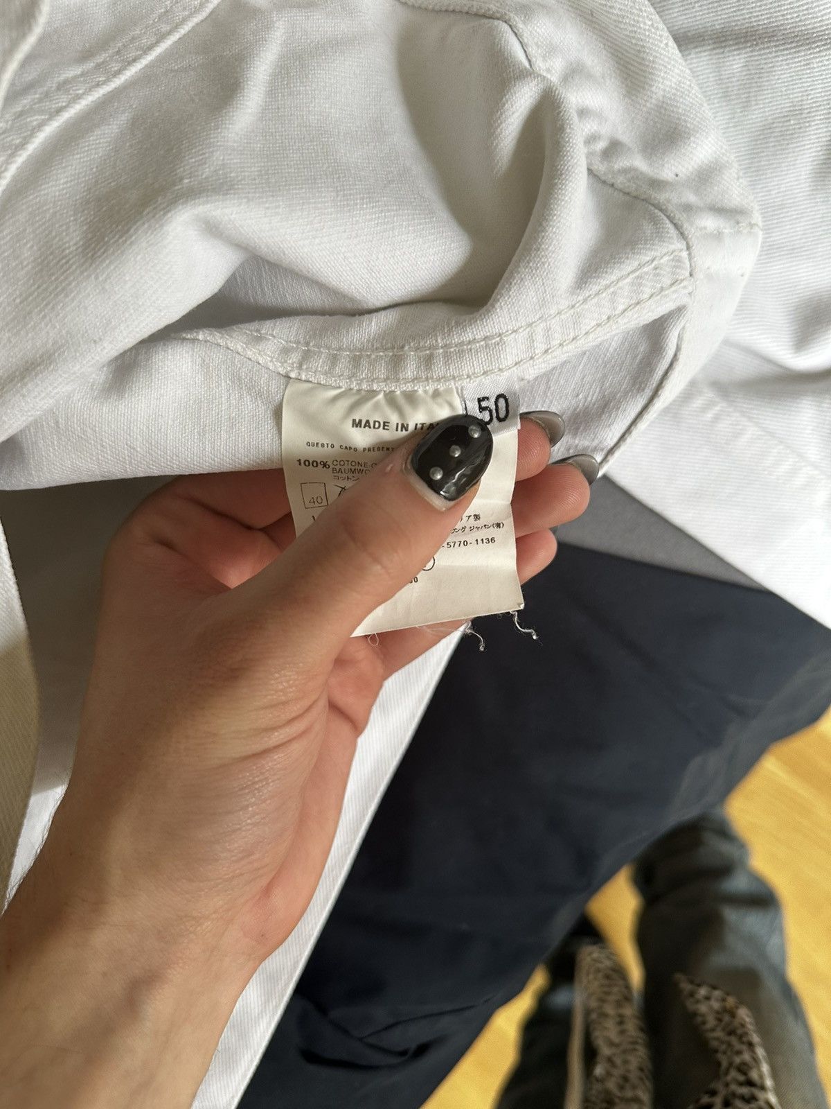 Helmut Lang Helmut Lang White Denim Jacket Size US M / EU 48-50 / 2 - 4 Thumbnail