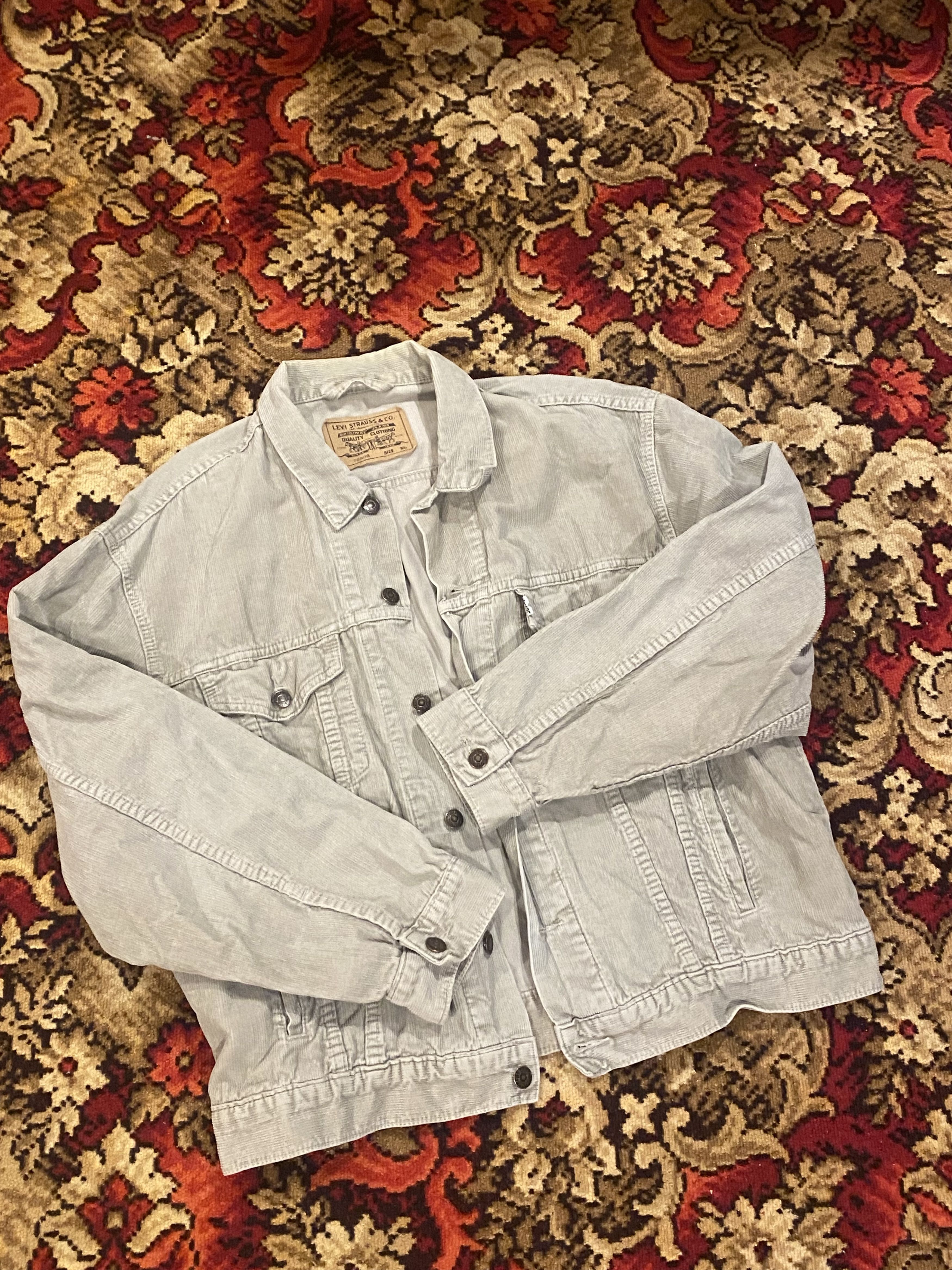 Levi's Vintage Clothing × Vintage Levi’s Vintage Velvet Jacket 70503 / 95s Levi’s Jeans Size US XL / EU 56 / 4 - 9 Thumbnail