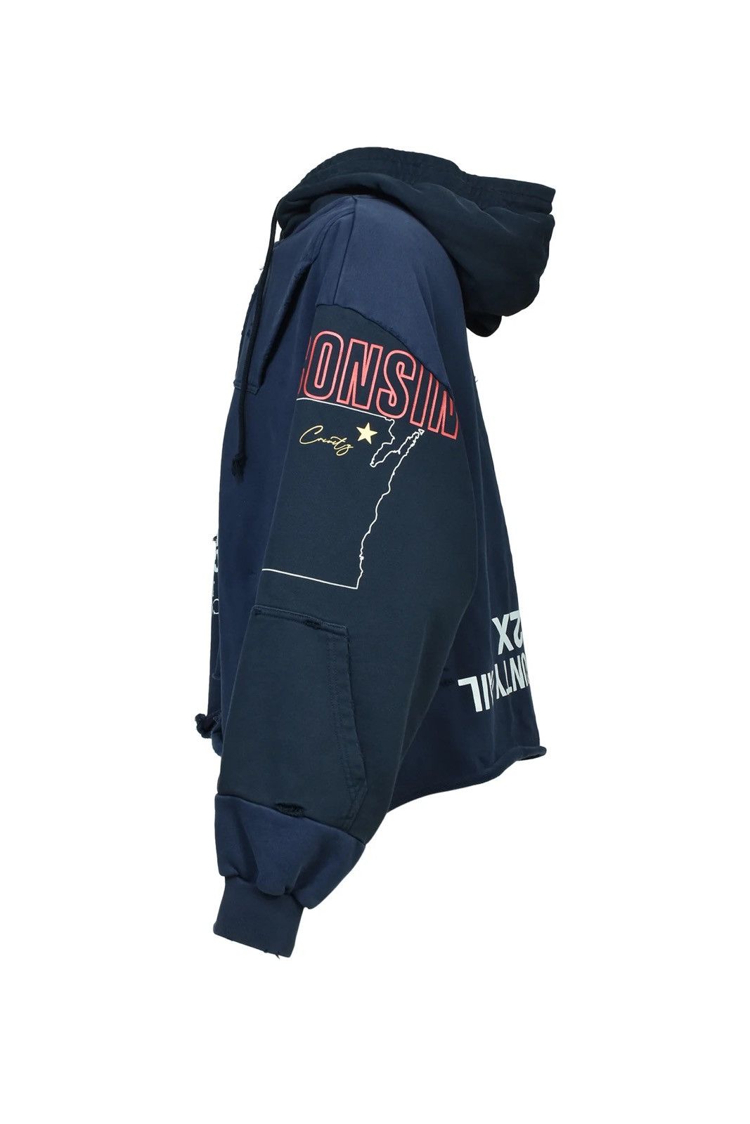 PROJECT G/R Protocol Index UPSIDE DOWN ZIP HOODIE NAVY PROJECT GR Size US L / EU 52-54 / 3 - 3 Thumbnail