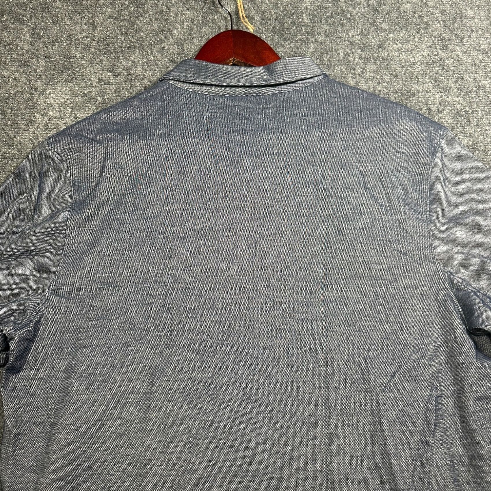 Michael Kors Michael Kors Polo Shirt Mens Large Blue Cotton Blend Short Sleeve Pockets Button Shirt Polo Blue Mens Large Size US L / EU 52-54 / 3 - 8 Thumbnail