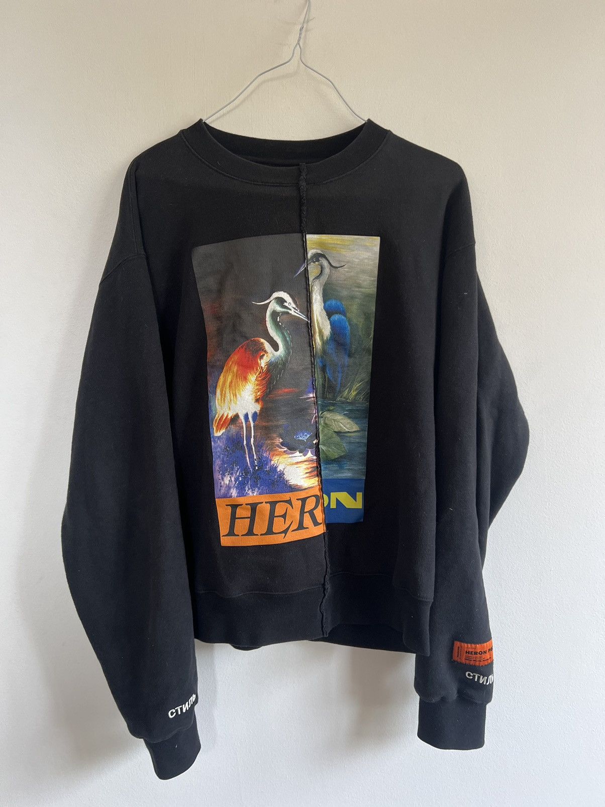 Heron Preston Heron Preston flamingo graphic Logo sweatshirt Size US L / EU 52-54 / 3 - 3 Thumbnail
