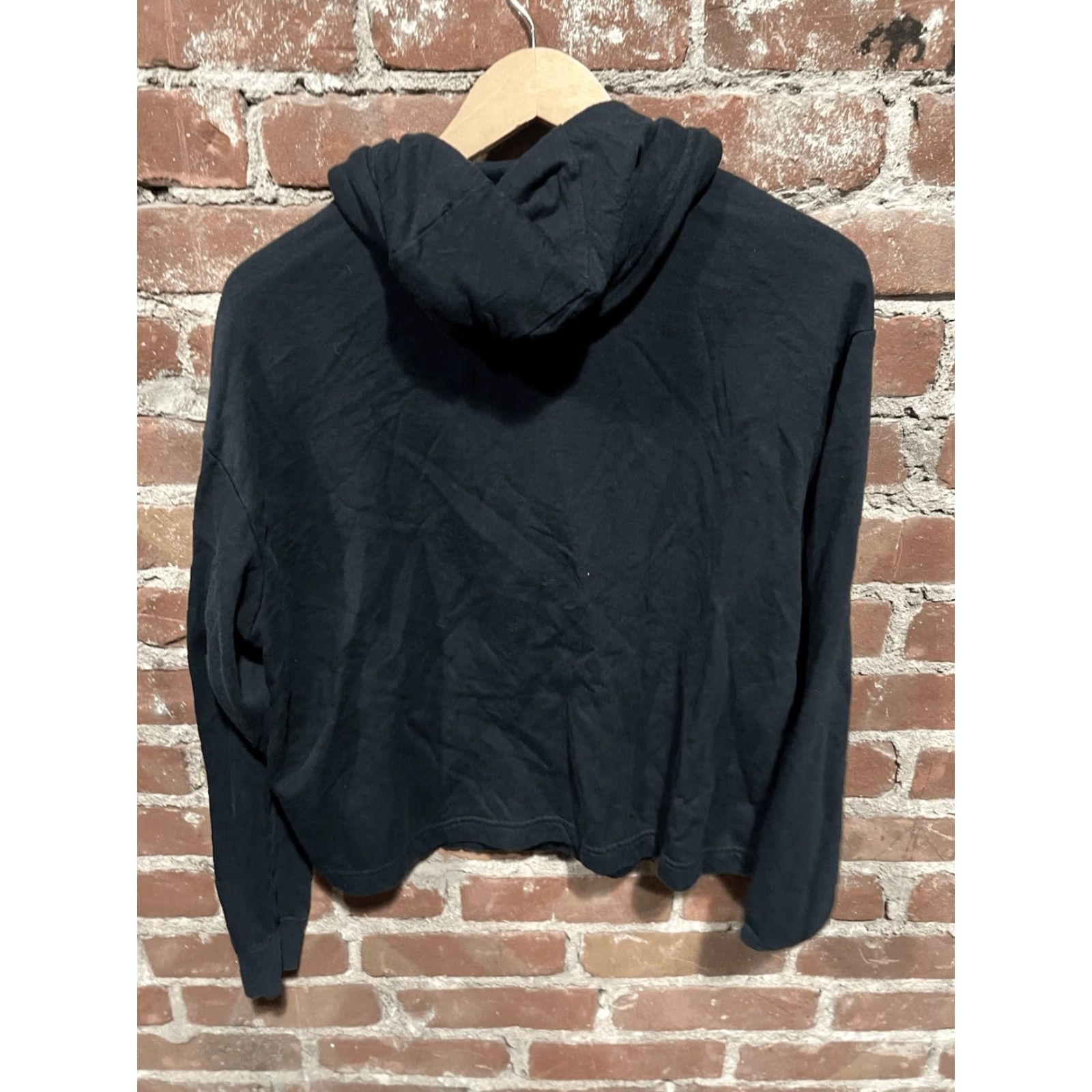 Nike Womens Nike Funnel Neck Hoodie Black S Pullover Hoodie Womens S Black Nike Funnel Neck Hoodie Size S / US 4 / IT 40 - 3 Thumbnail