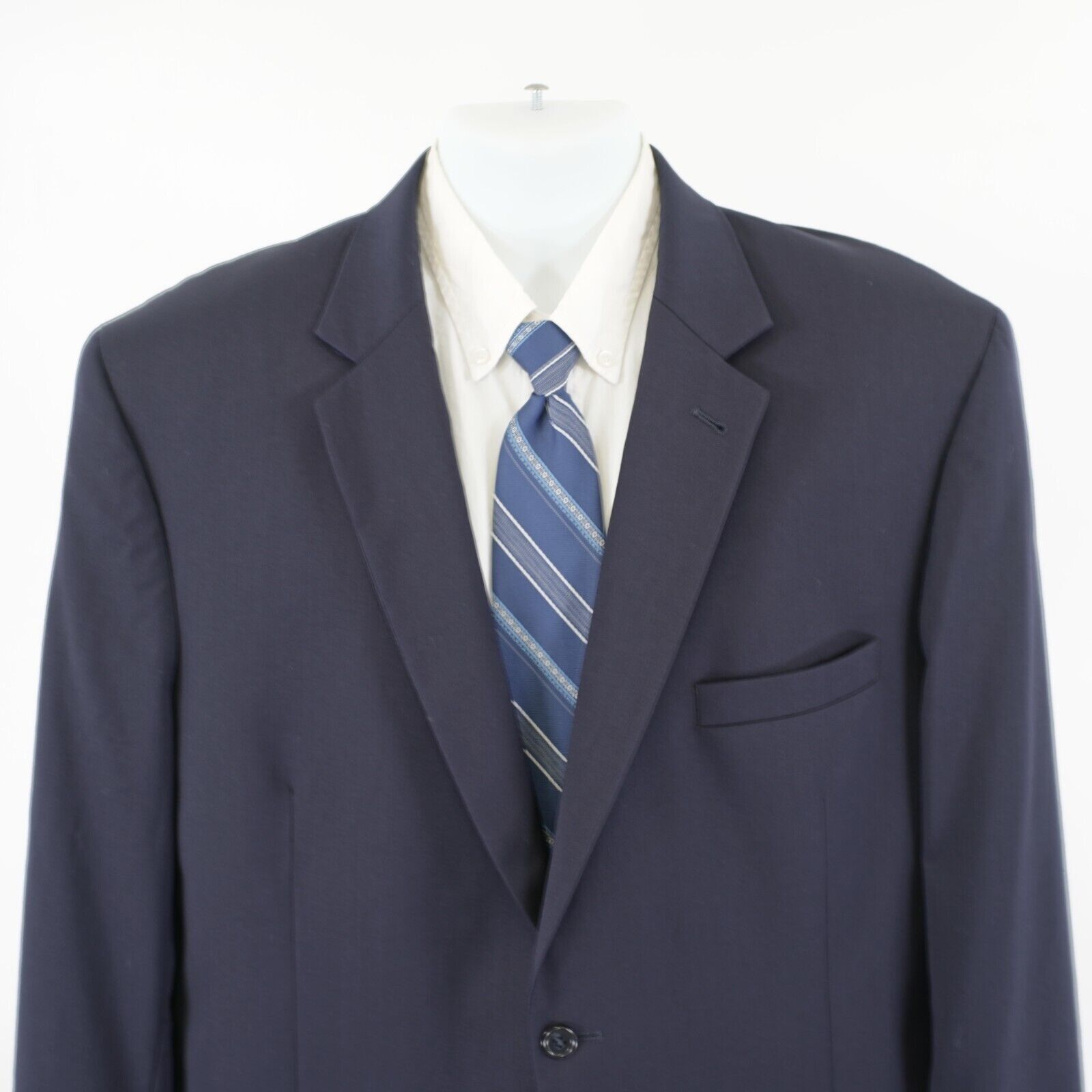 Jos. A. Bank Jos A Bank Signature Collection Blue Wool Suit Jacket 46L Ta Size 46L - 1 Thumbnail