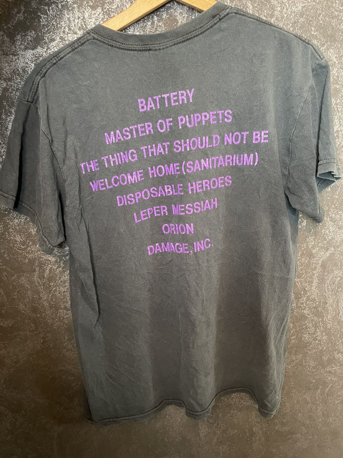 Band Tees × Metallica × Vintage 00s Vintage Metallica 2007 Master Of Puppets T-Shirt Size US M / EU 48-50 / 2 - 2 Thumbnail