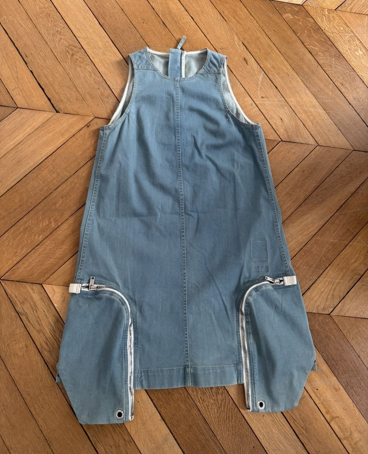 Rick Owens Drkshdw Rick Owens Denim Dress Size S / US 4 / IT 40 - 4 Thumbnail