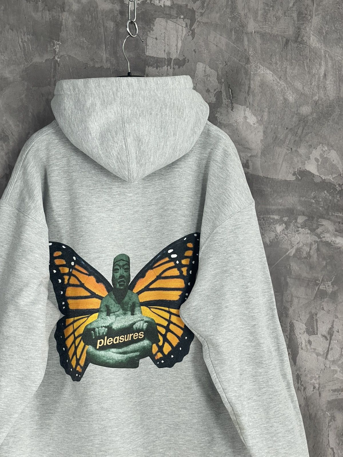 Hypebeast × Pleasures Y2K Pleasures Butterfly Logo Baggy Hype Hoodie Size US XL / EU 56 / 4 - 10 Thumbnail
