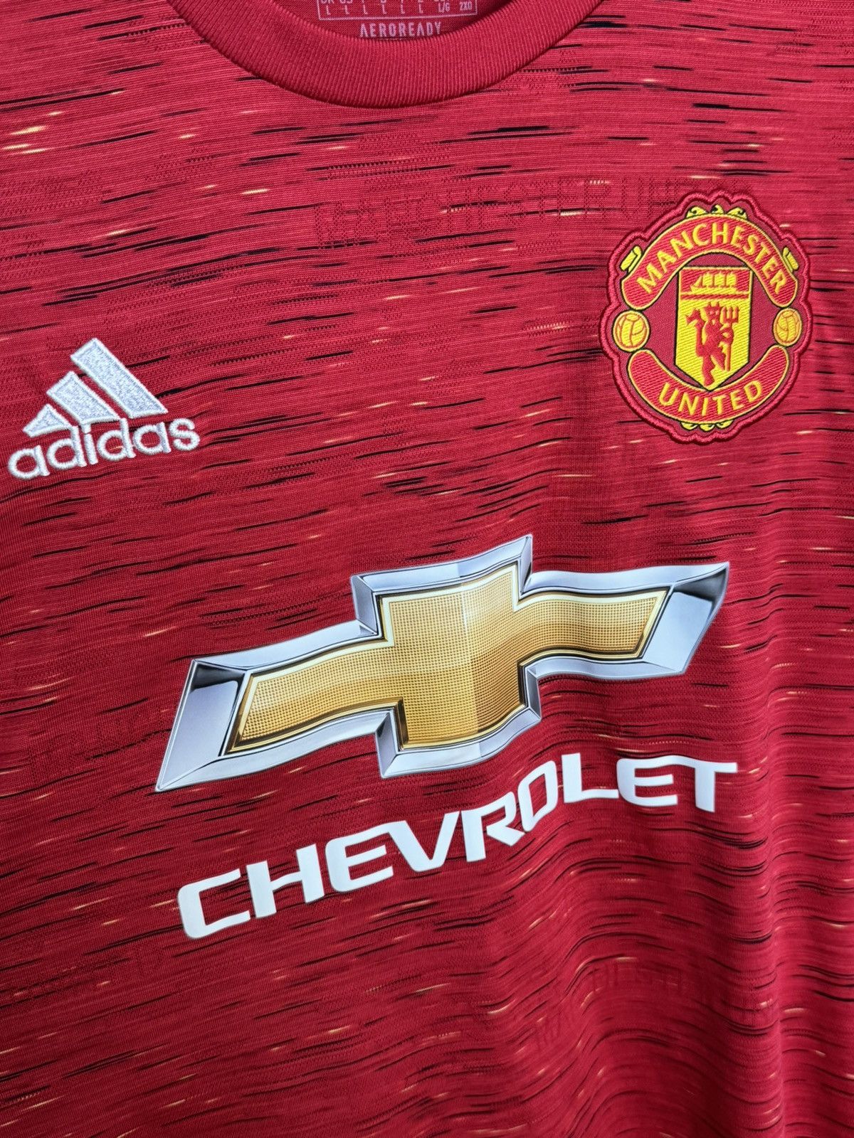 Adidas sticky prints Manchester United 20/21 Home Fernandes Jersey Size US L / EU 52-54 / 3 - 4 Thumbnail