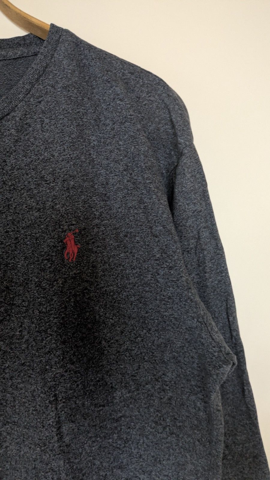 Polo Ralph Lauren 👕 Polo Ralph Lauren Long Sleeve T-Shirt – Dark Grey (Size M) Size US M / EU 48-50 / 2 - 4 Thumbnail