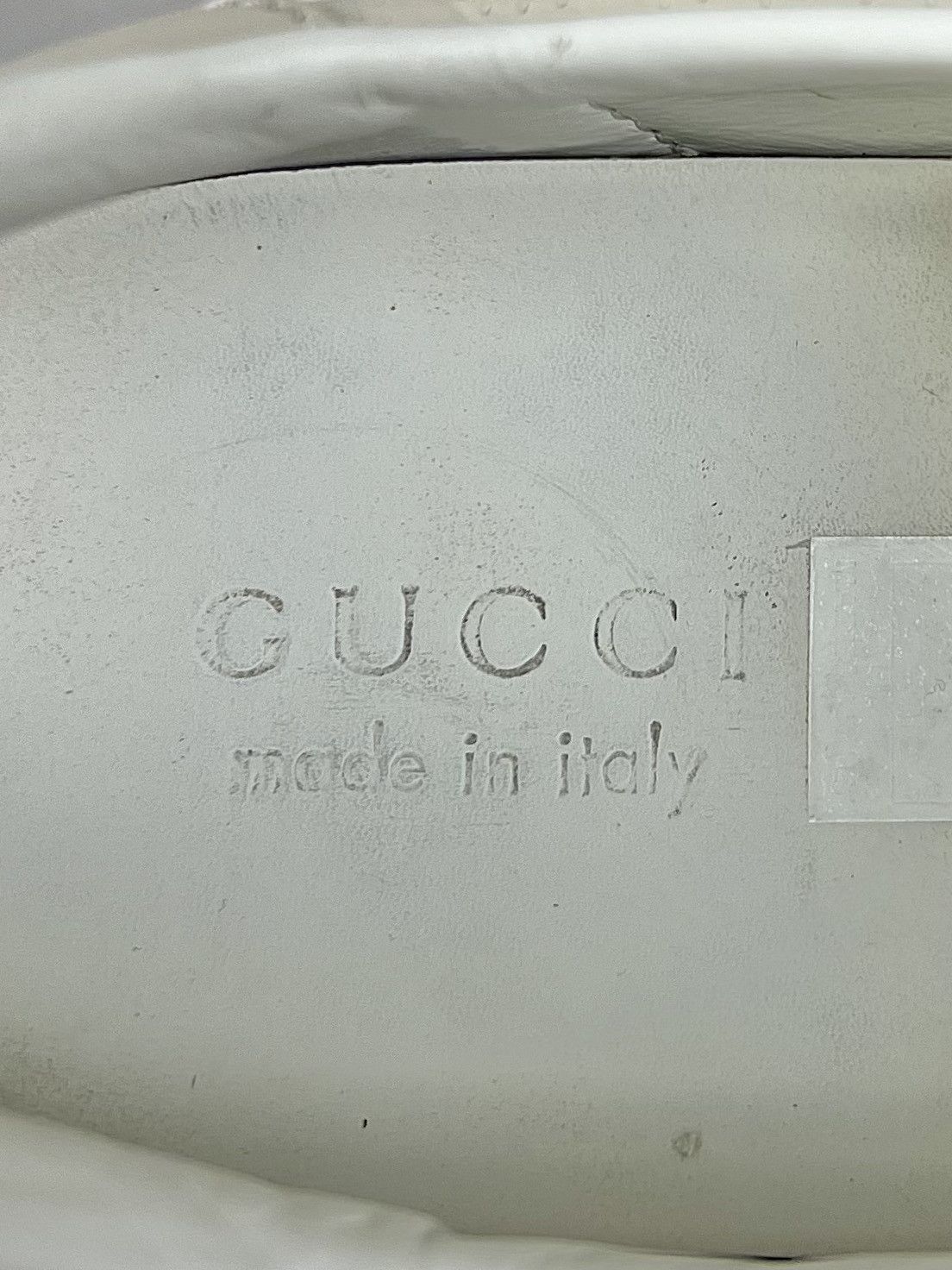 Gucci GUCCI Sneakers Leather Embossed GG Interlocking Monogram Men Size US 11.5 / EU 44-45 - 17 Thumbnail