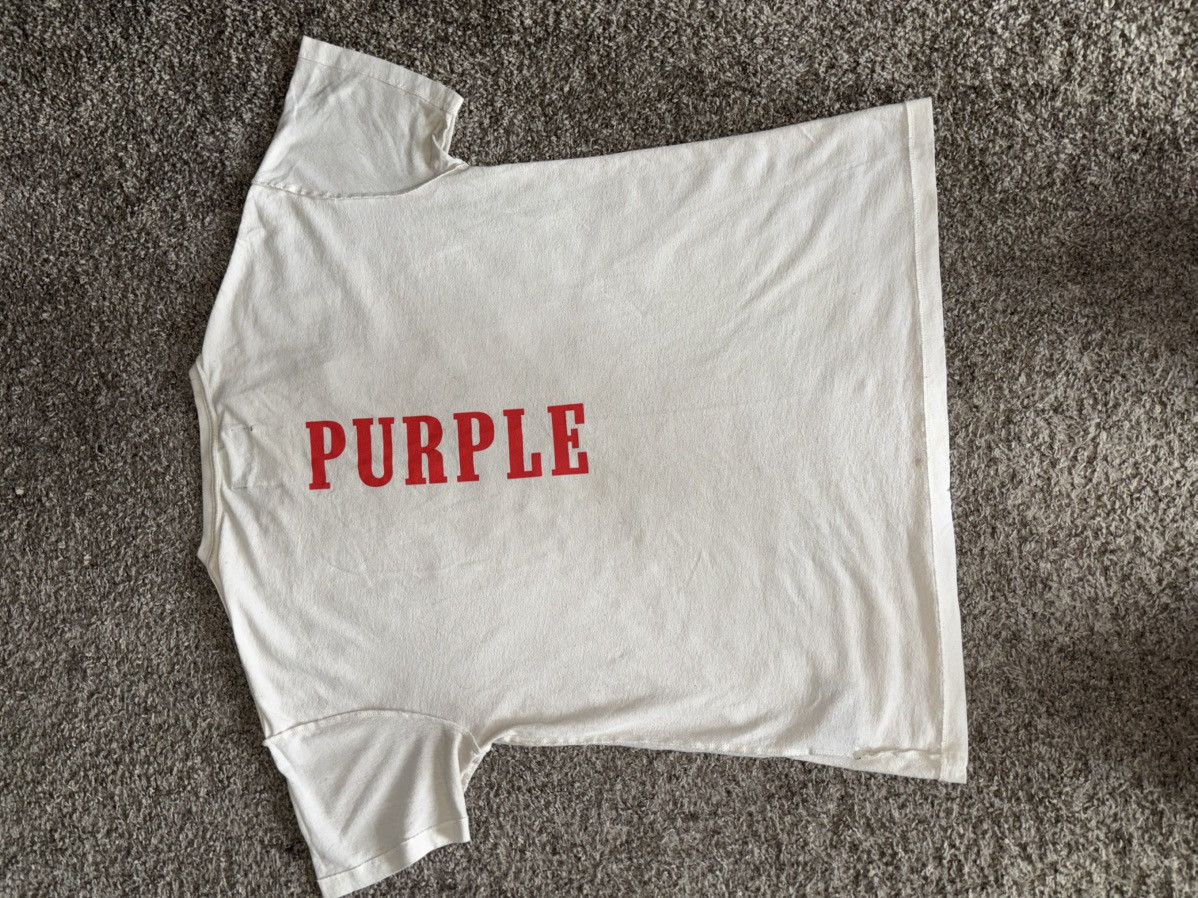 Purple Brand Purple Brand History T-shirt ‘Ecru’ Size US S / EU 44-46 / 1 - 2 Thumbnail