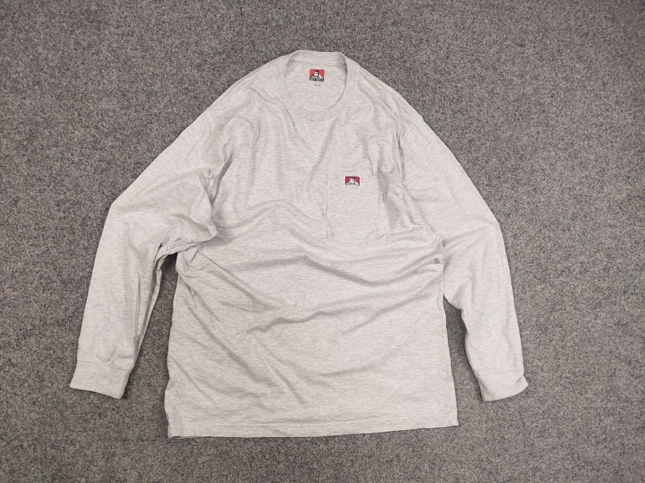 Ben Davis Vintage Ben Davis Design Oversized Logo Gray Long Sleeve Size US L / EU 52-54 / 3 - 8 Thumbnail