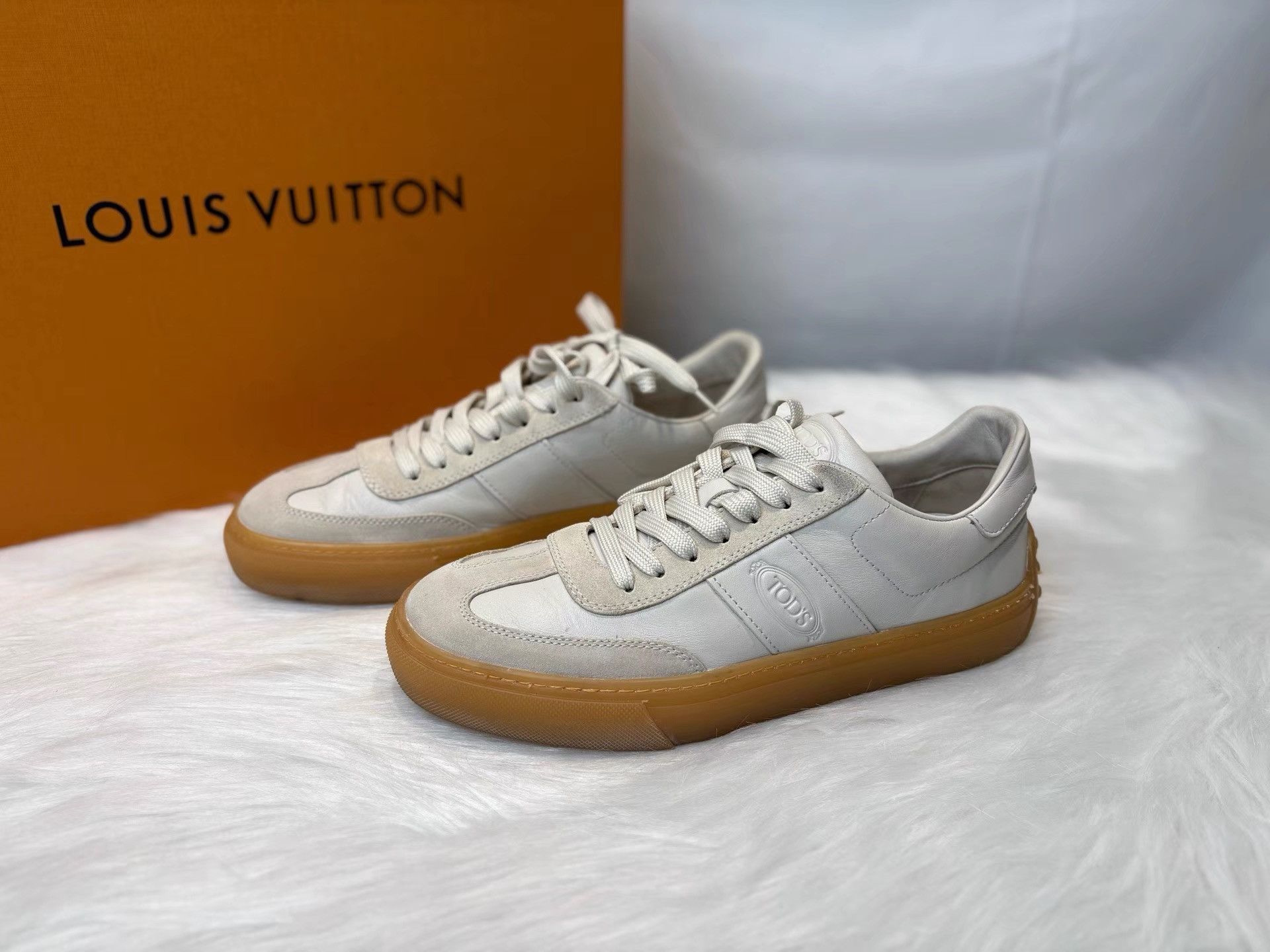Tod's TOD'S Leather Sole Trainer Shoes K36 Size US 8 / EU 41 - 1 Thumbnail