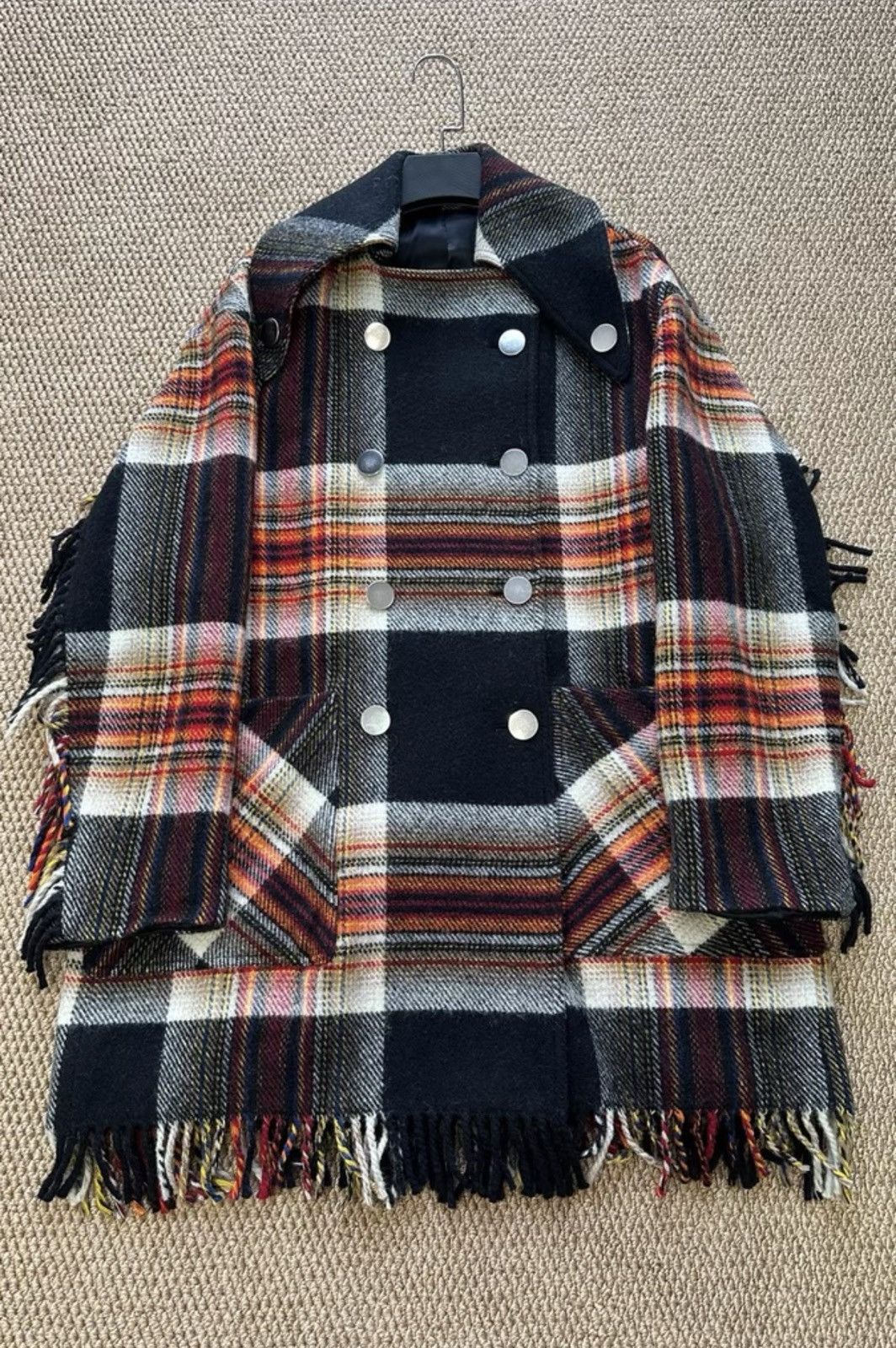 Calvin Klein Calvin Klein 205W39NYC Raf Simons Fringe Coat K23 Size XS / US 0-2 / IT 36-38 - 1 Thumbnail