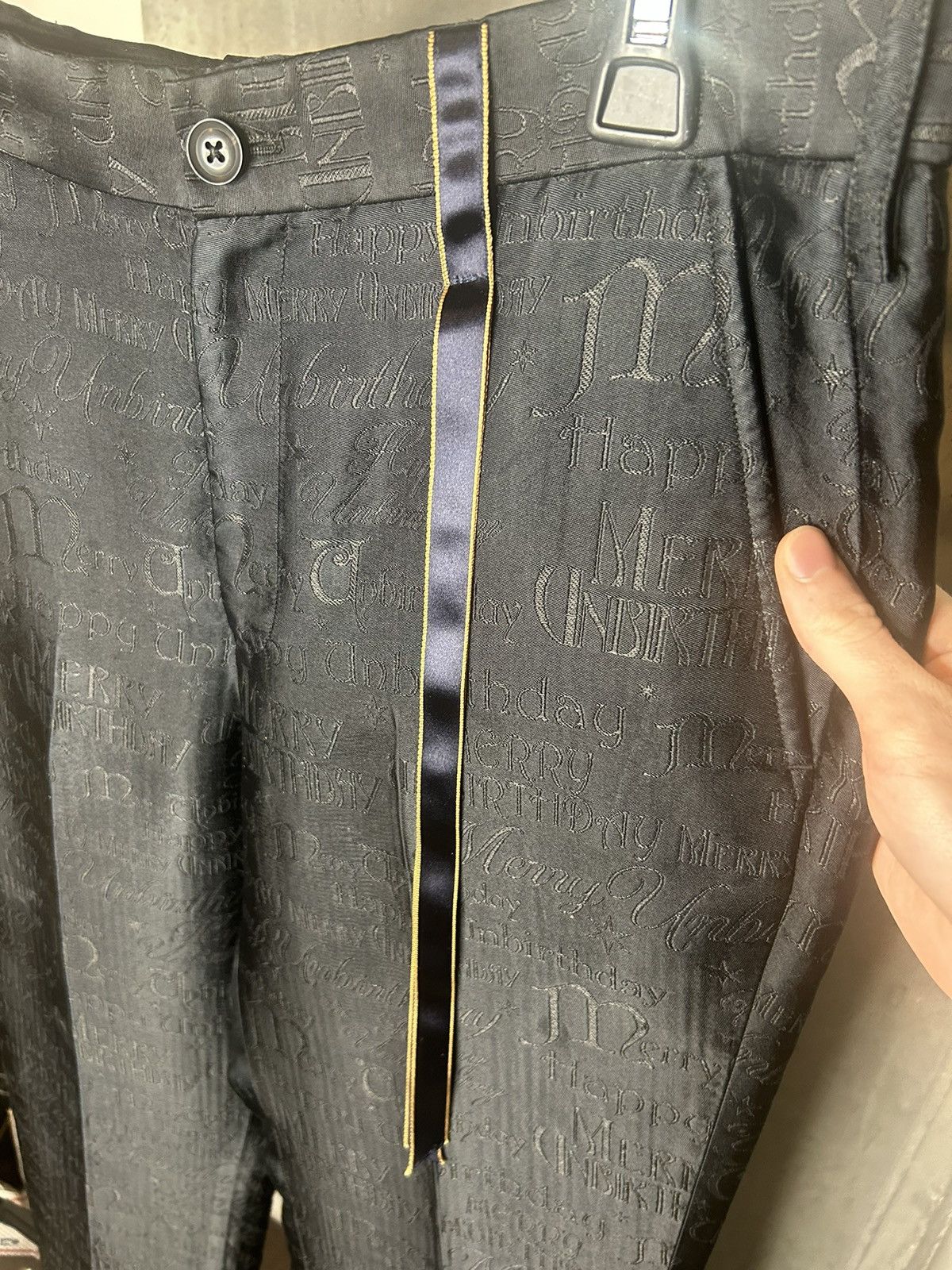 Doublet Merry Unbirthday wrapping paper trousers GRAIL Size US 30 / EU 46 - 3 Thumbnail