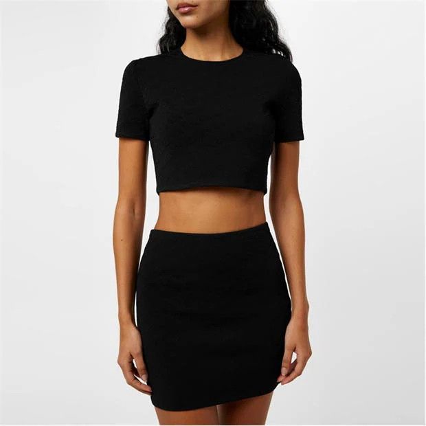 Alexander Wang o1g2r1mq0824 T-Shirts in Black Size M / US 6-8 / IT 42-44 - 3 Thumbnail