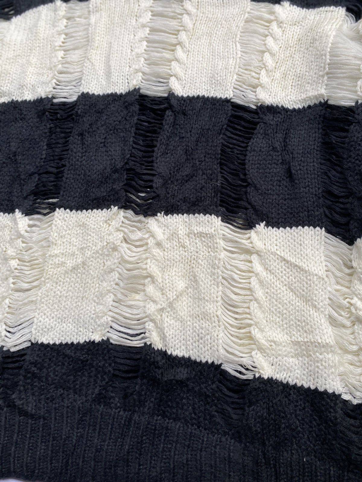 14th Addiction × Japanese Brand × KMRii “SAMPLE” Distressed Knitted Punk Sweater Size US M / EU 48-50 / 2 - 4 Thumbnail