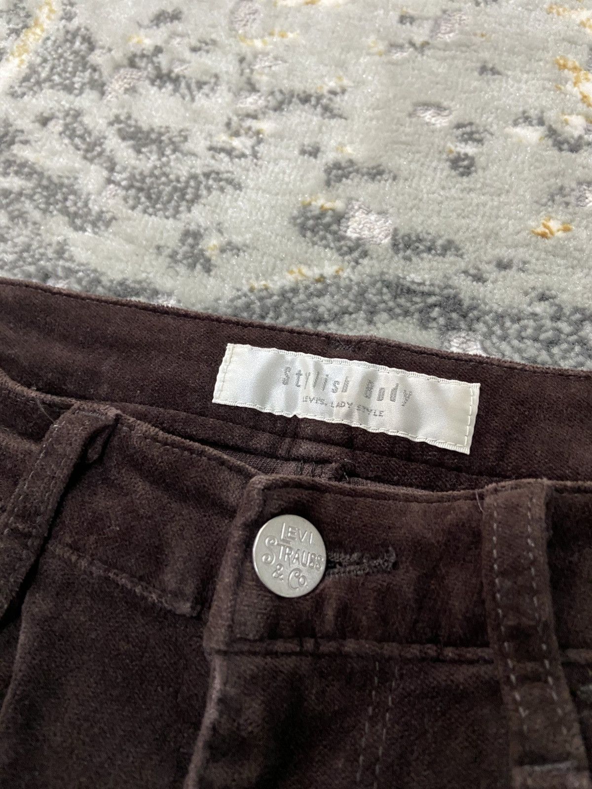 Levi's × Levi's Vintage Clothing × Other LEVIS SUEDE LADY STYLE FLARE 🔥 Size 28" / US 6 / IT 42 - 3 Thumbnail