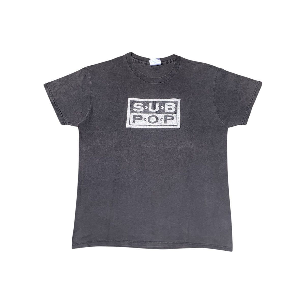 Vintage Vintage 90s Sub Pop Records Logo Tee L Nirvana Grunge Faded Size US M / EU 48-50 / 2 - 2 Thumbnail